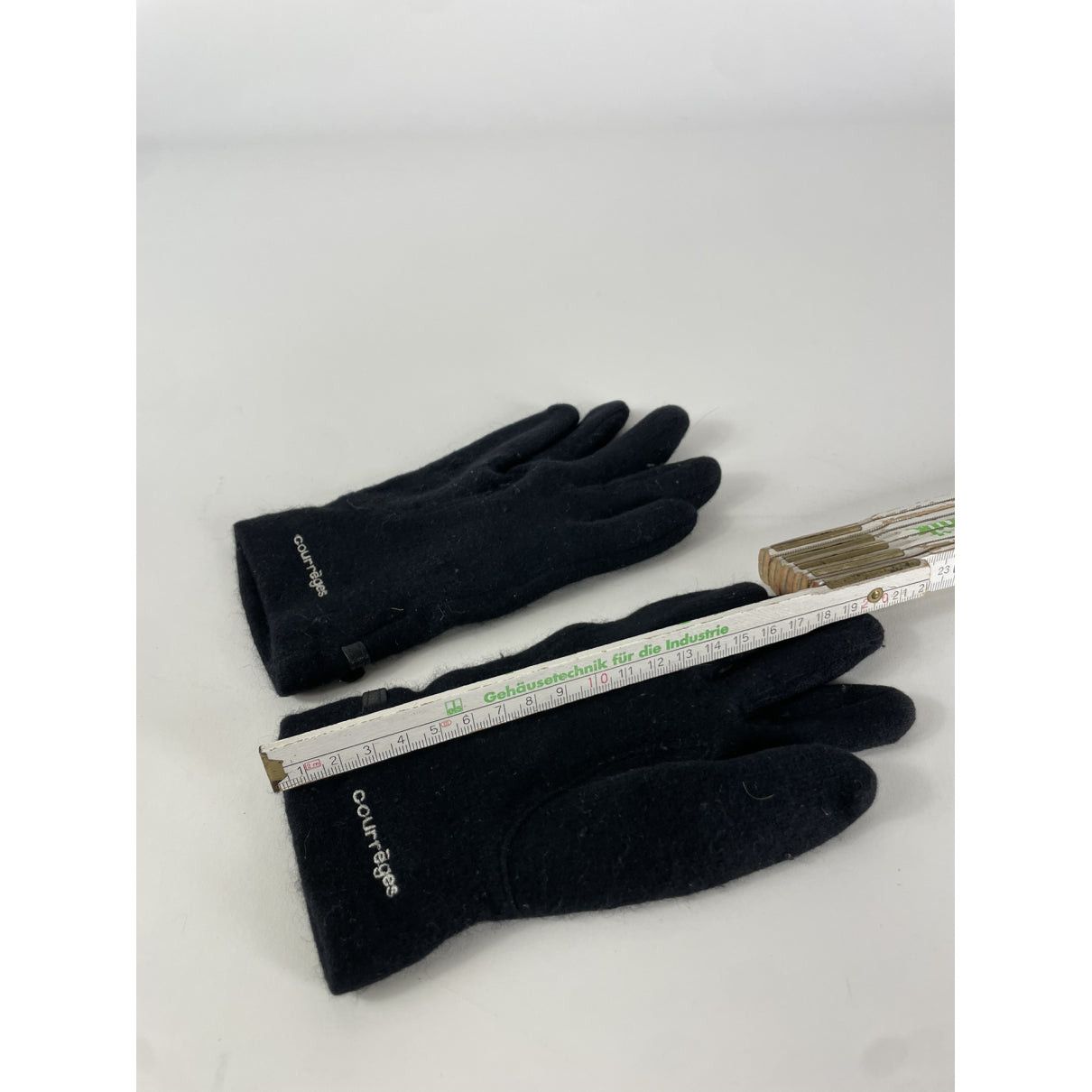 Courreges Courrèges Navy Wool Glove Size ONE SIZE - 4 Thumbnail