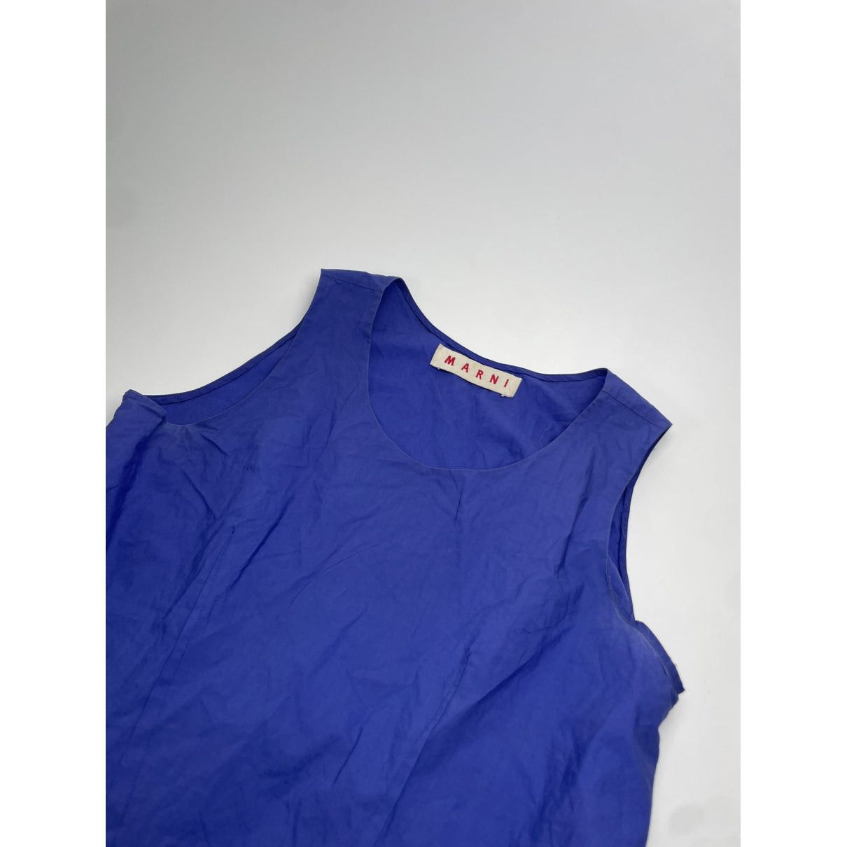 Marni Blue Cotton Top Size M / US 6-8 / IT 42-44 - 5 Thumbnail
