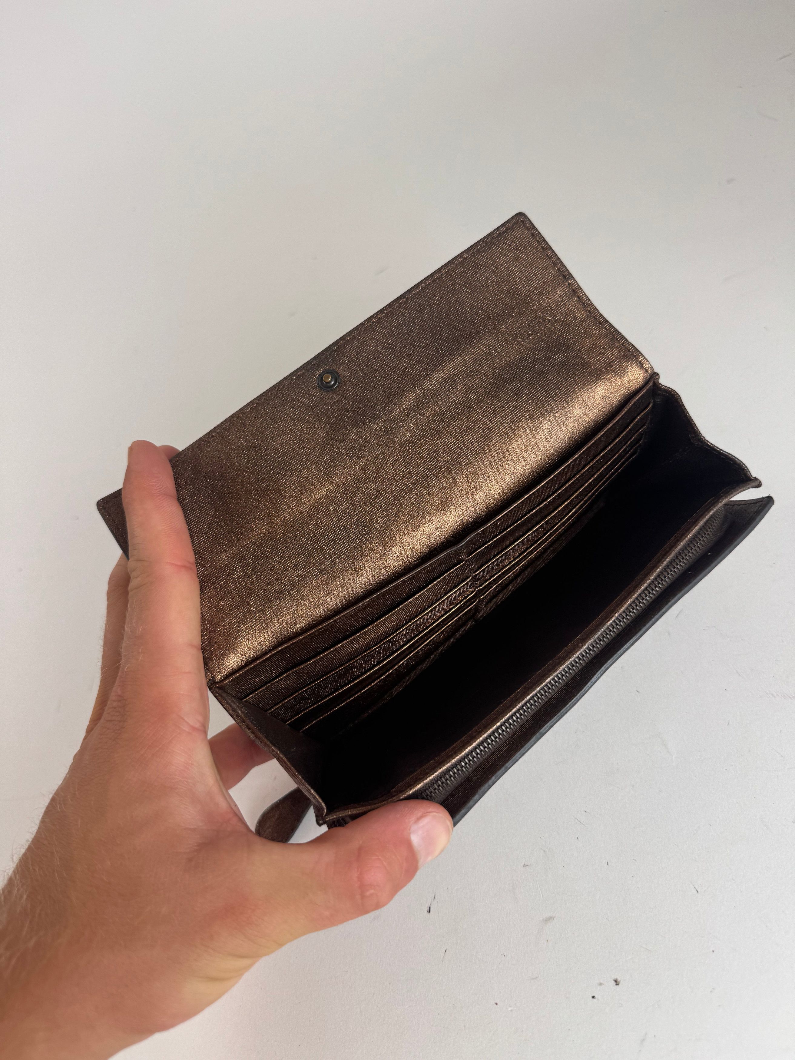 Bottega Veneta Vintage Leather wallet Brown Size ONE SIZE - 8 Thumbnail