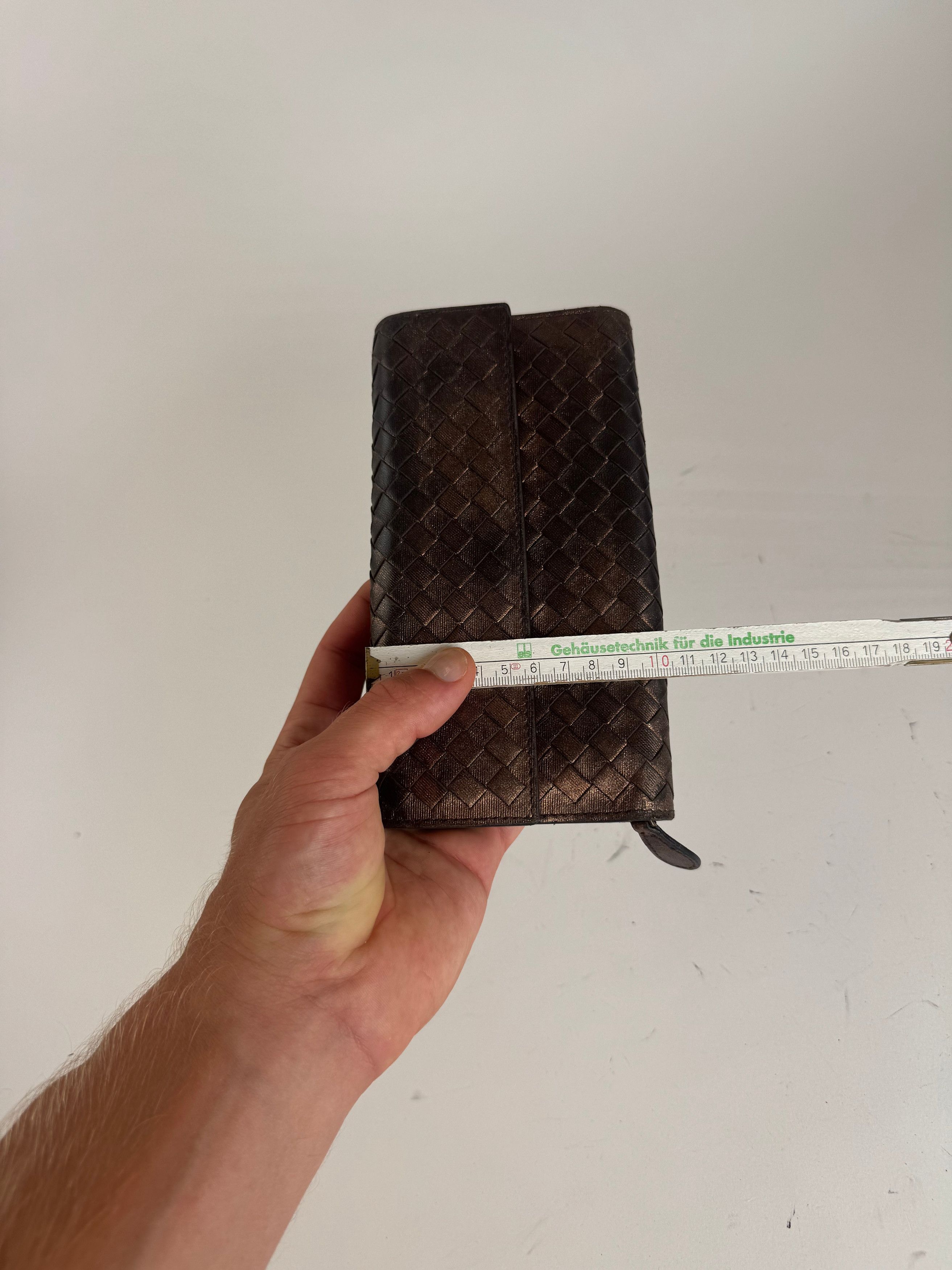 Bottega Veneta Vintage Leather wallet Brown Size ONE SIZE - 12 Thumbnail