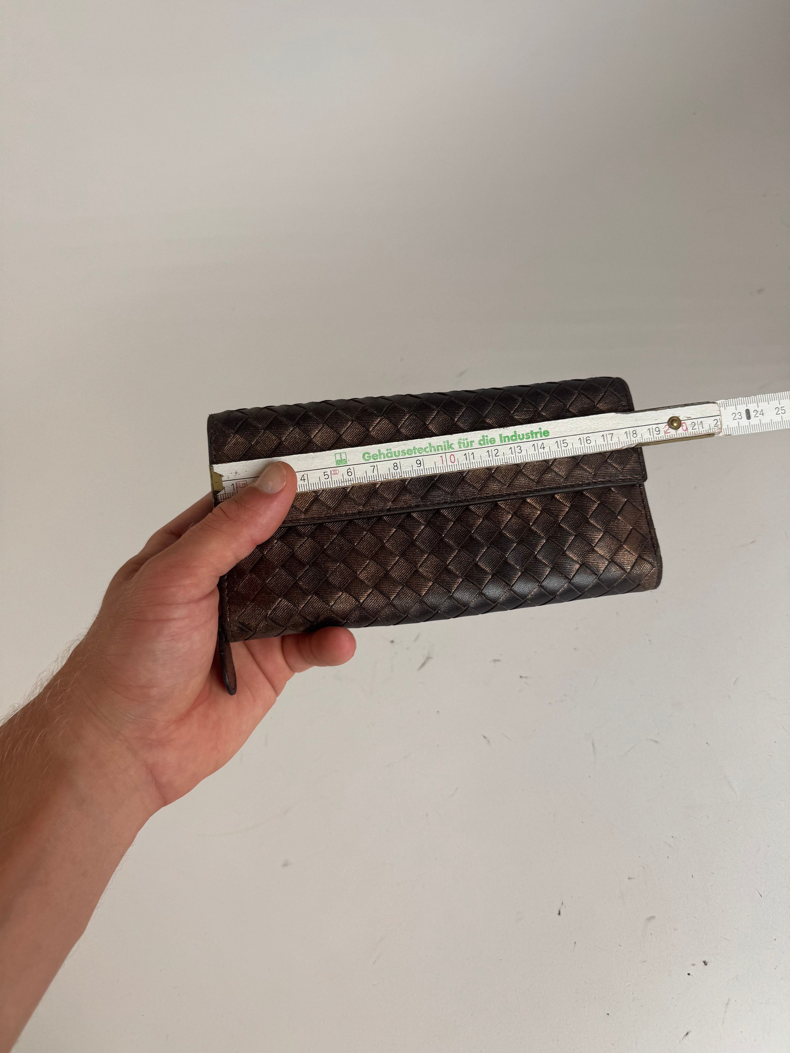 Bottega Veneta Vintage Leather wallet Brown Size ONE SIZE - 11 Thumbnail