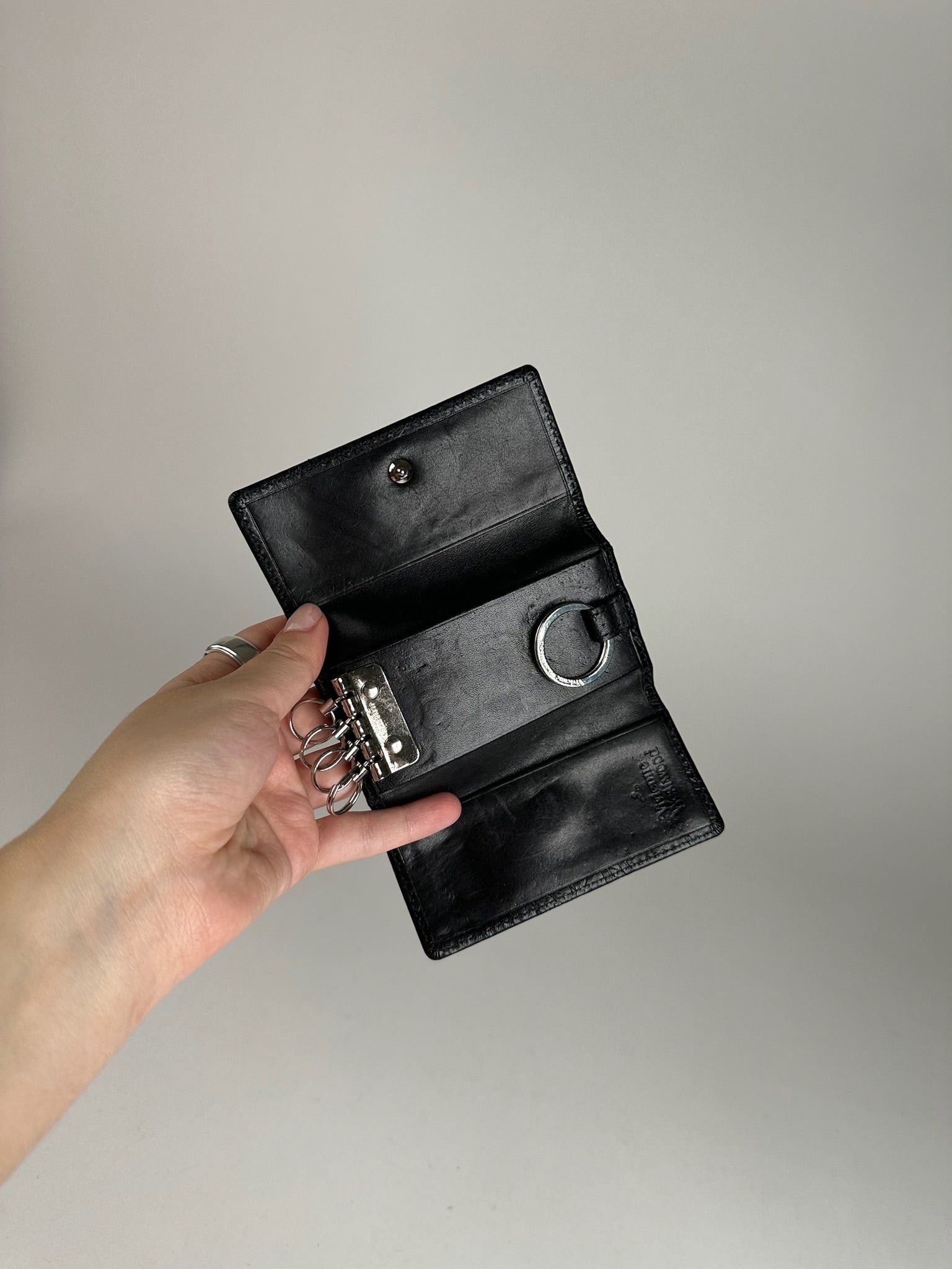 Vivienne Westwood Vintage Leather Key Holder Black Size ONE SIZE - 8 Thumbnail