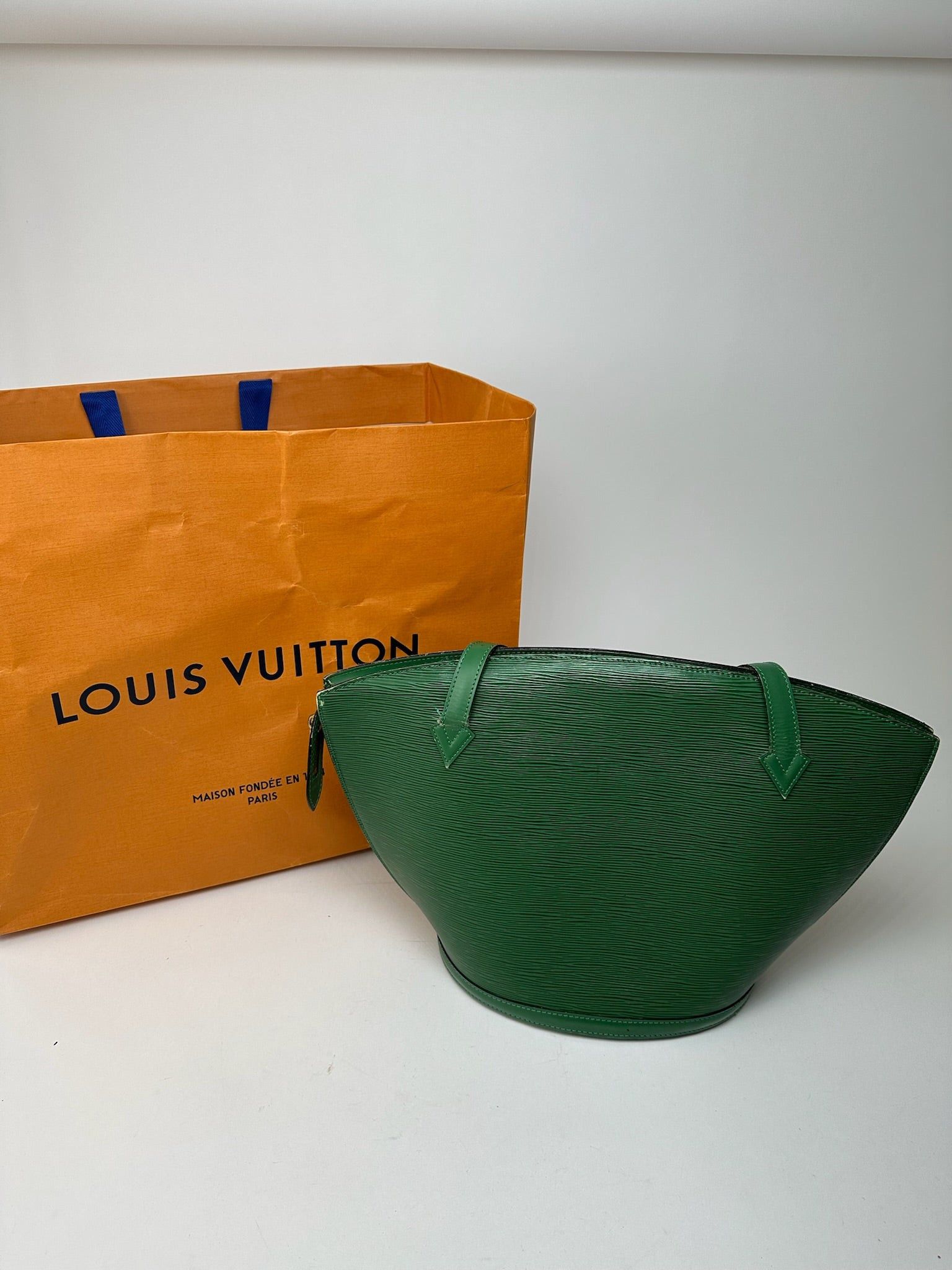 Louis Vuitton Vintage Saint Jacques EPI Leather Bag green Size ONE SIZE - 3 Thumbnail