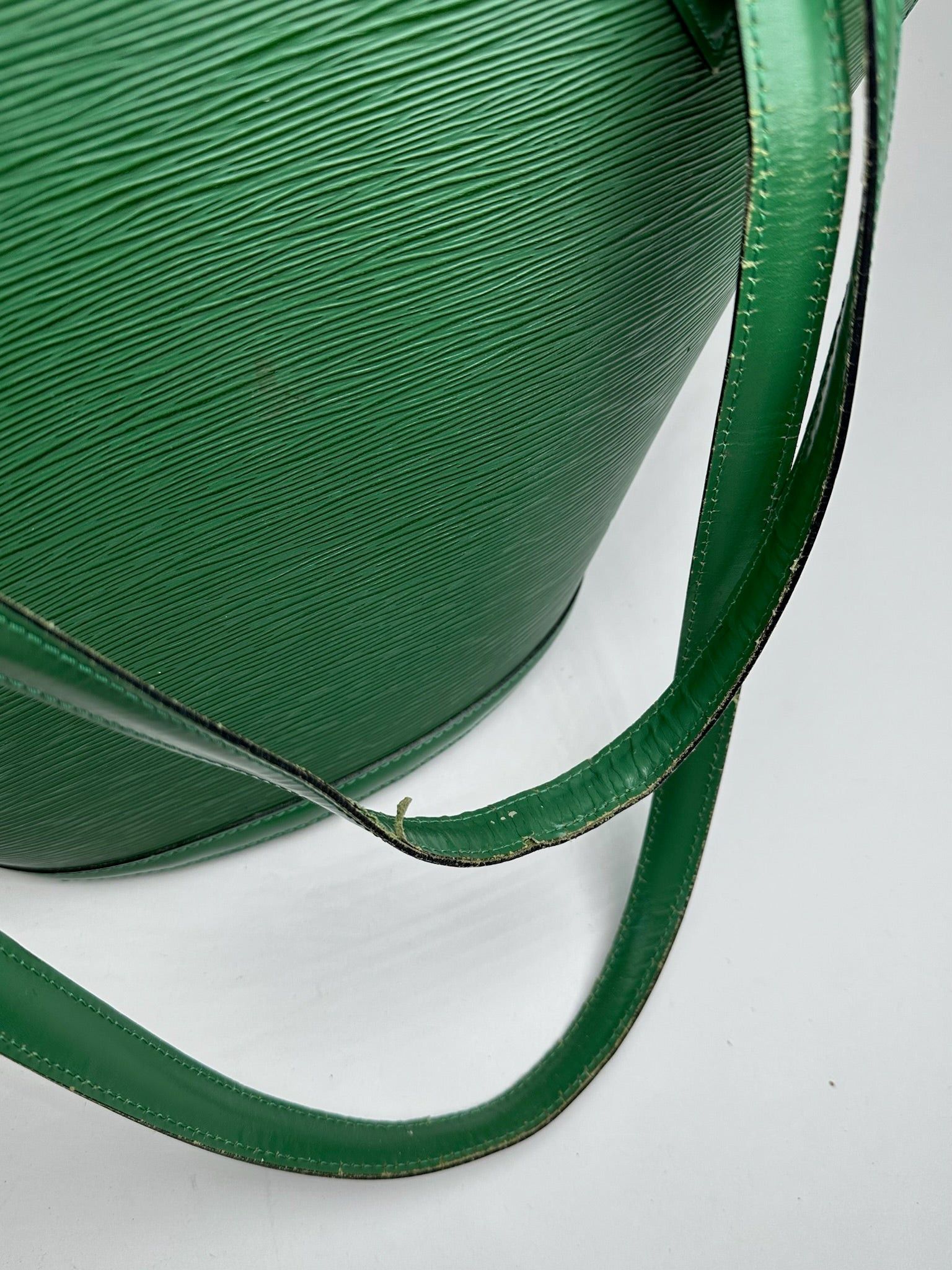 Louis Vuitton Vintage Saint Jacques EPI Leather Bag green Size ONE SIZE - 12 Thumbnail