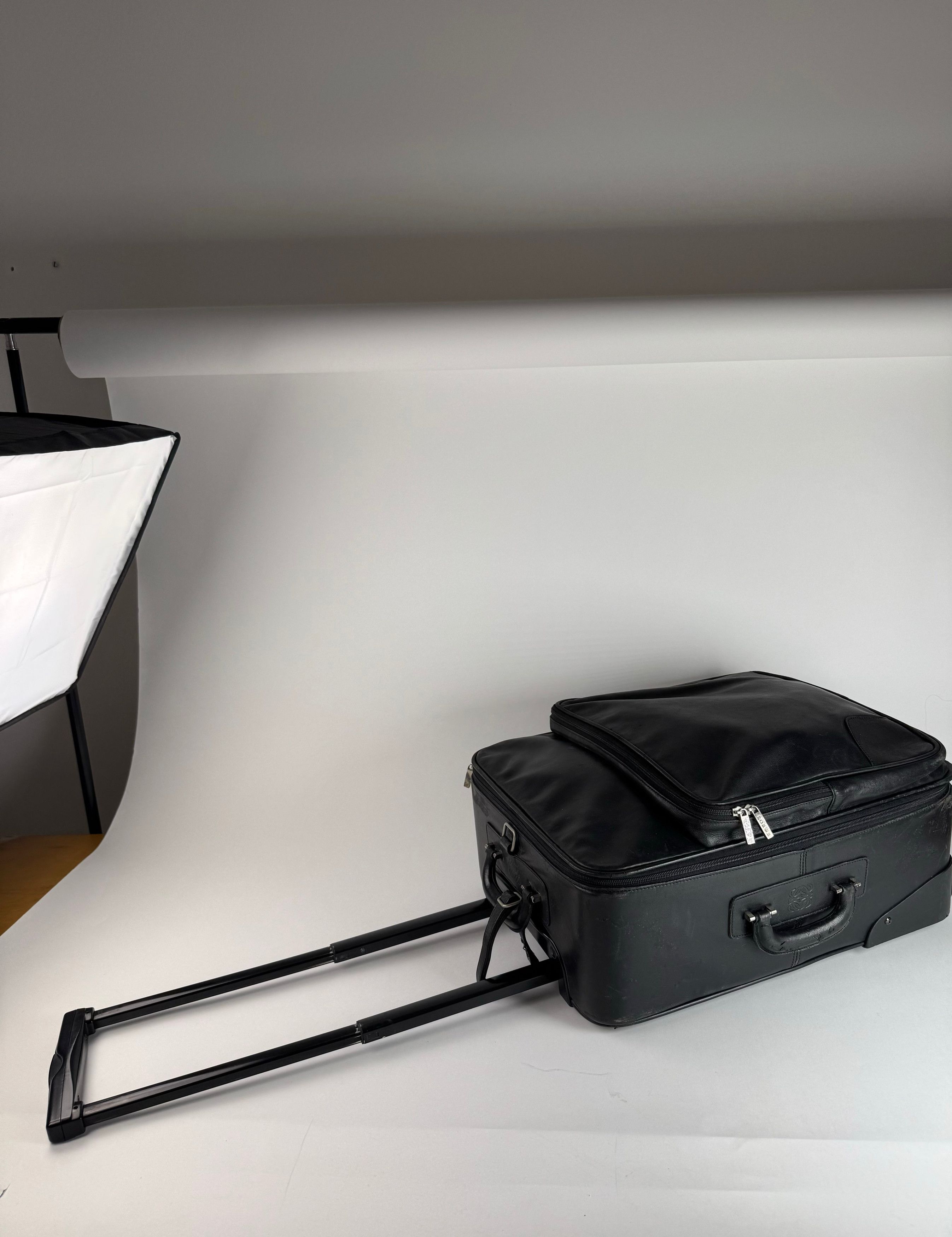 Loewe Vintage Madrid Leather Suitcase / Trolley Black Size ONE SIZE - 13 Thumbnail