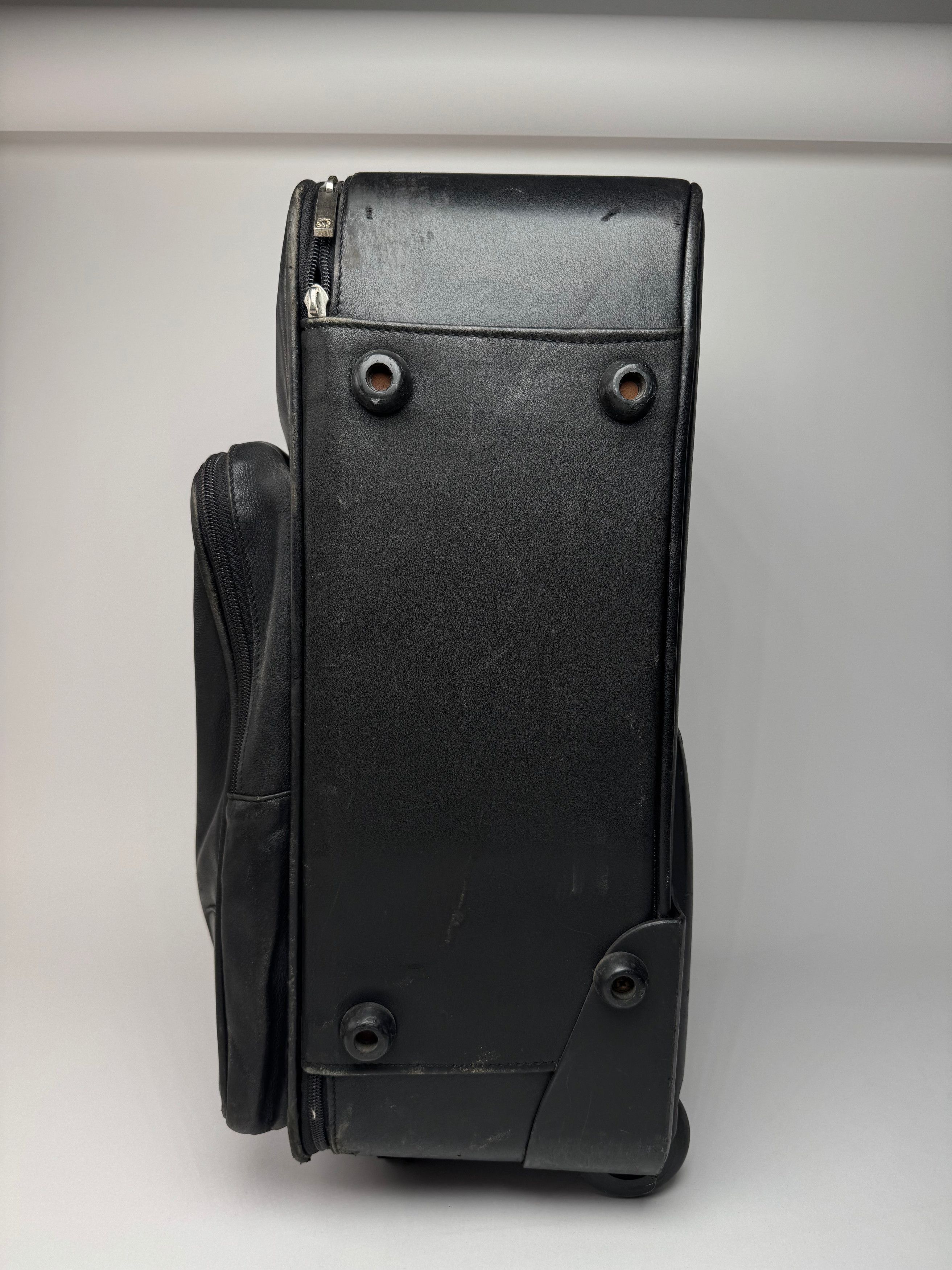 Loewe Vintage Madrid Leather Suitcase / Trolley Black Size ONE SIZE - 10 Thumbnail