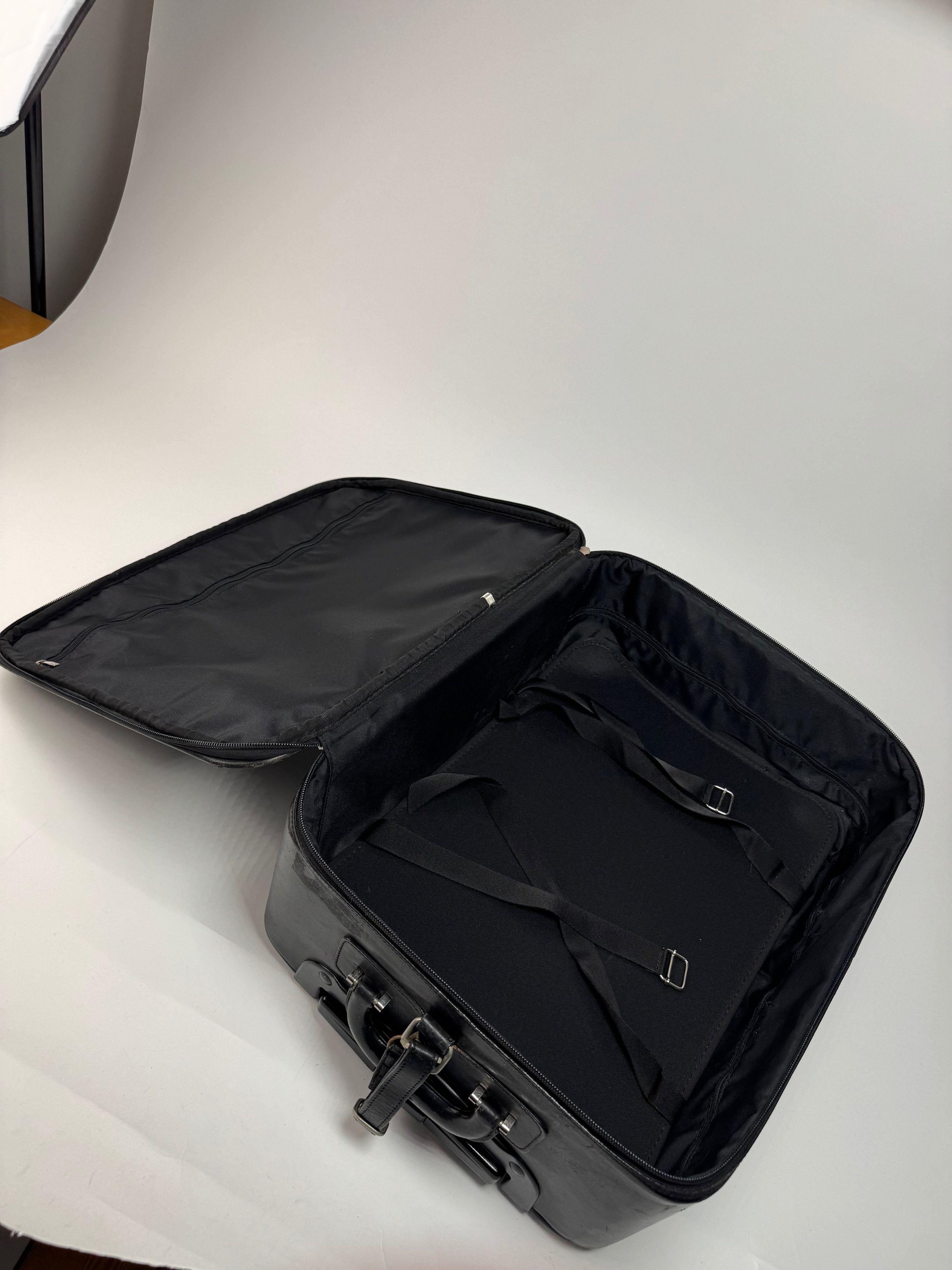 Loewe Vintage Madrid Leather Suitcase / Trolley Black Size ONE SIZE - 4 Thumbnail