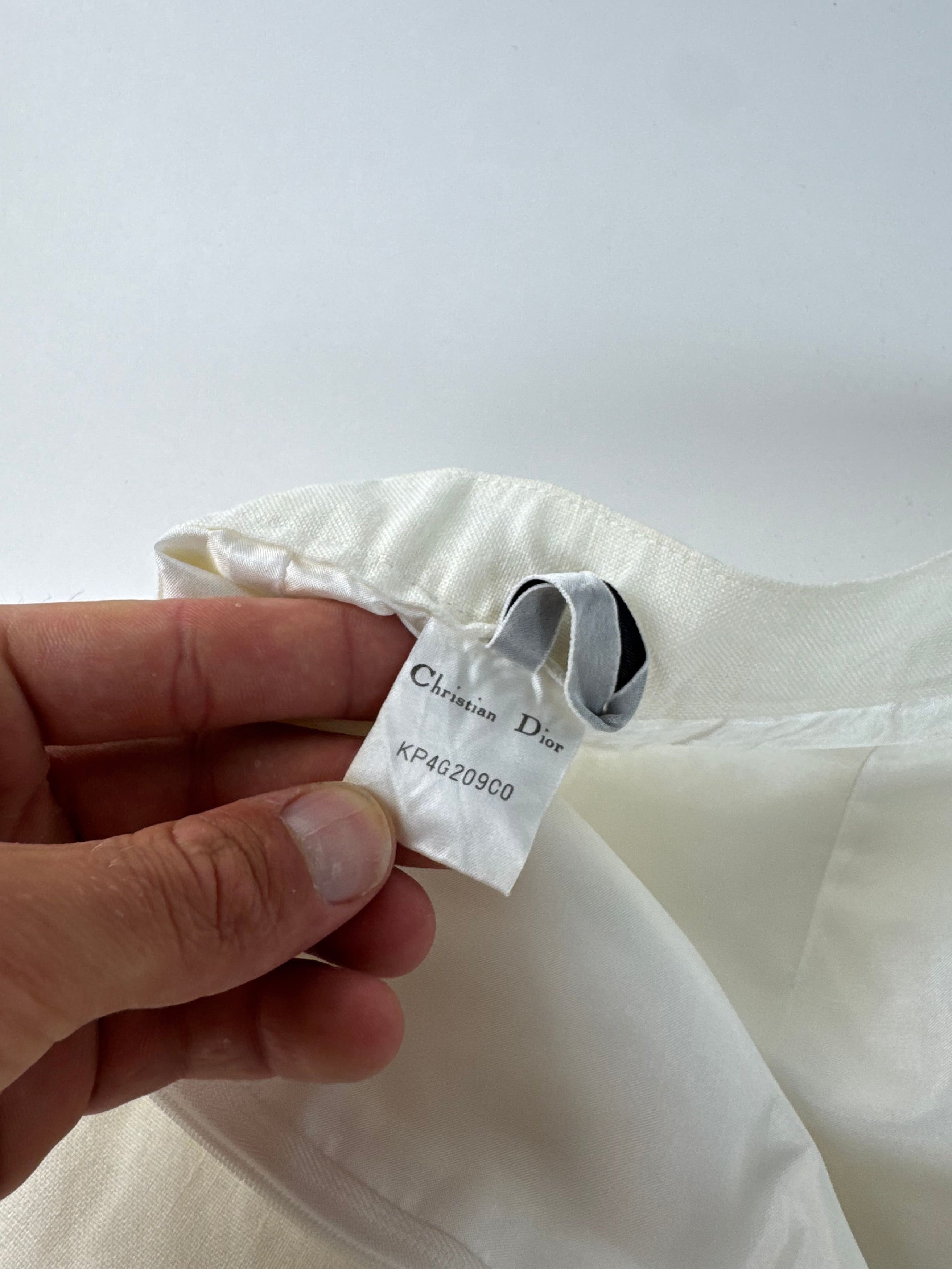 Dior Vintage Skirt White M Size 30" / US 8 / IT 44 - 11 Thumbnail