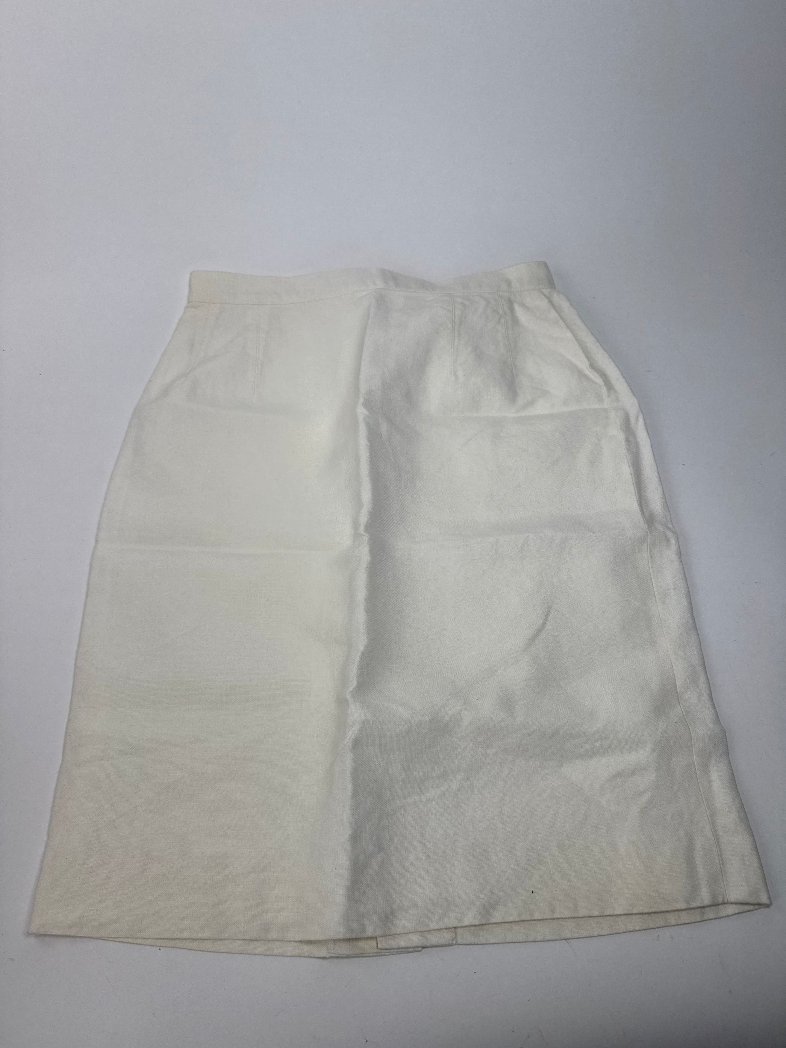 Dior Vintage Skirt White M Size 30" / US 8 / IT 44 - 13 Thumbnail