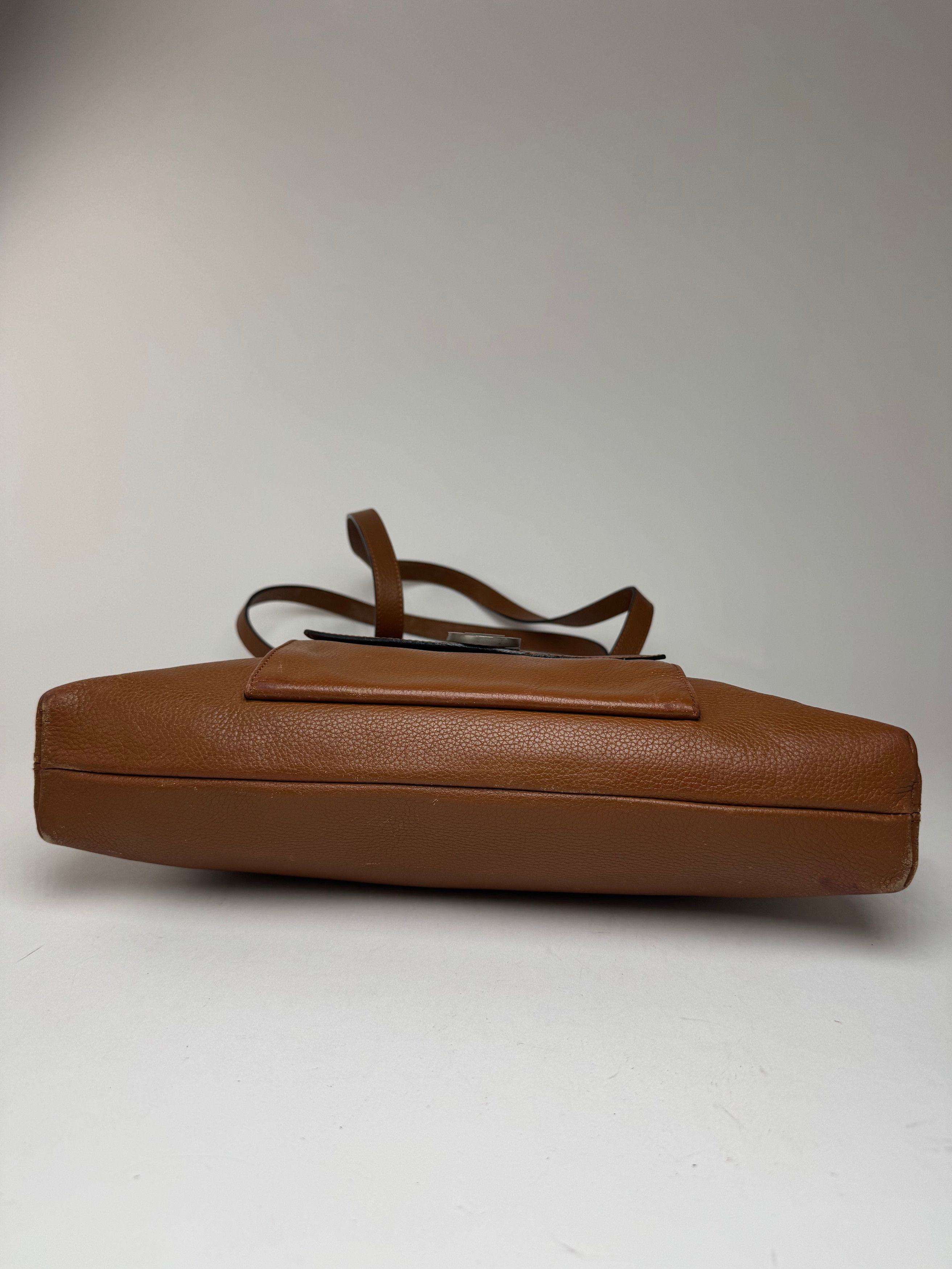 Celine Vintage Paris Leather handbag brown Size ONE SIZE - 14 Thumbnail