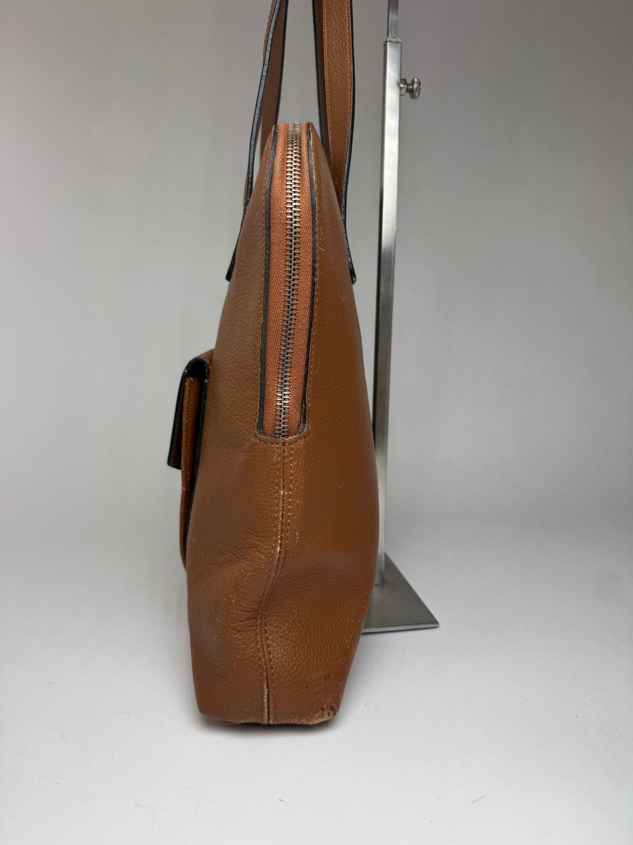 Celine Vintage Paris Leather handbag brown Size ONE SIZE - 10 Thumbnail