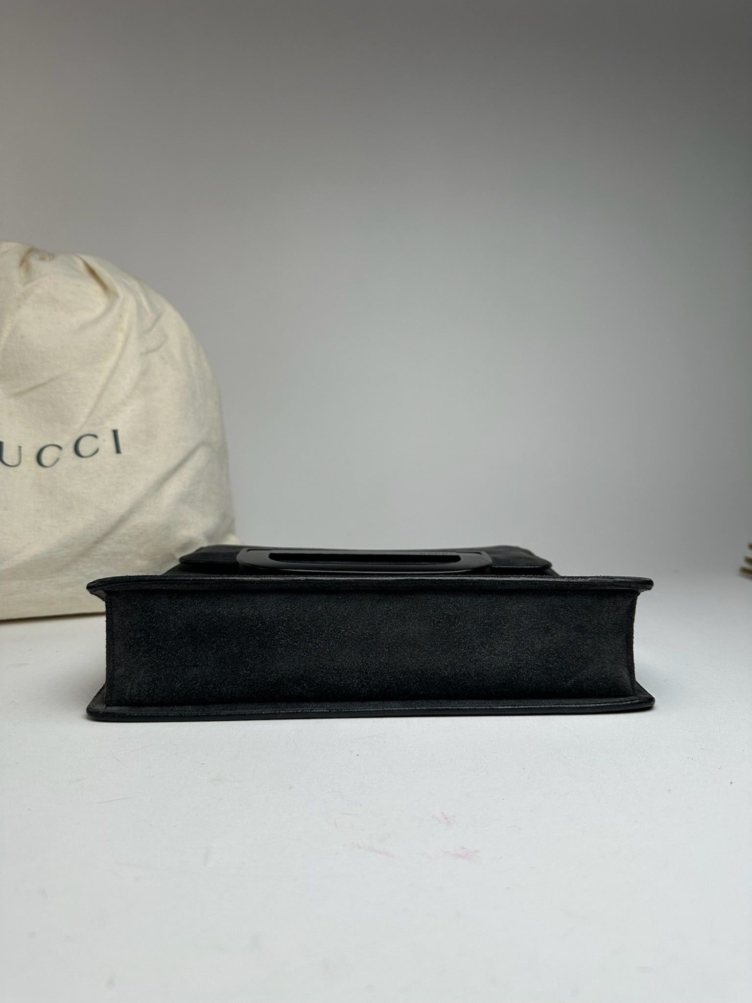 Gucci Vintage Suede leather bag grey Size ONE SIZE - 11 Thumbnail