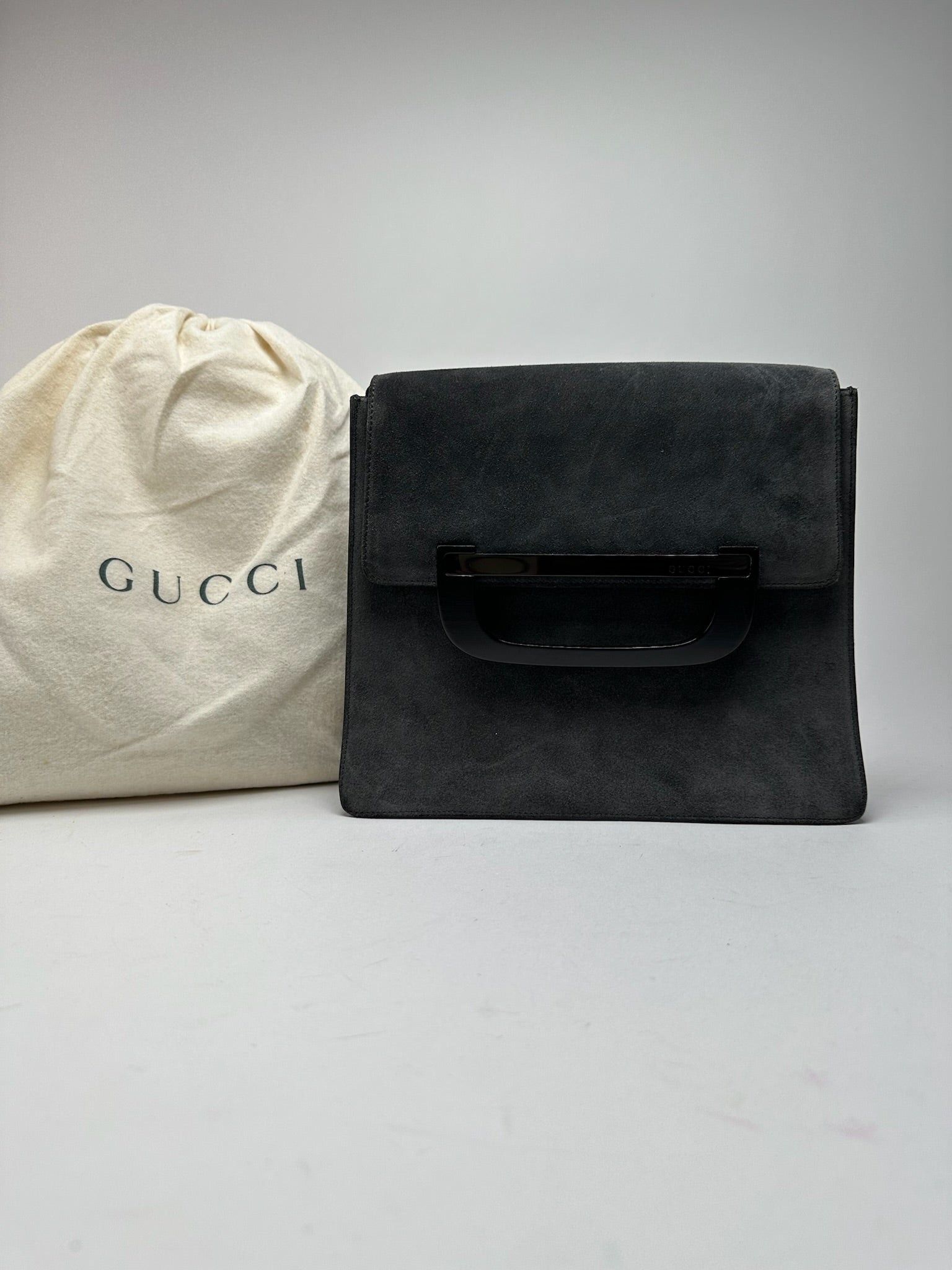 Gucci Vintage Suede leather bag grey Size ONE SIZE - 14 Thumbnail
