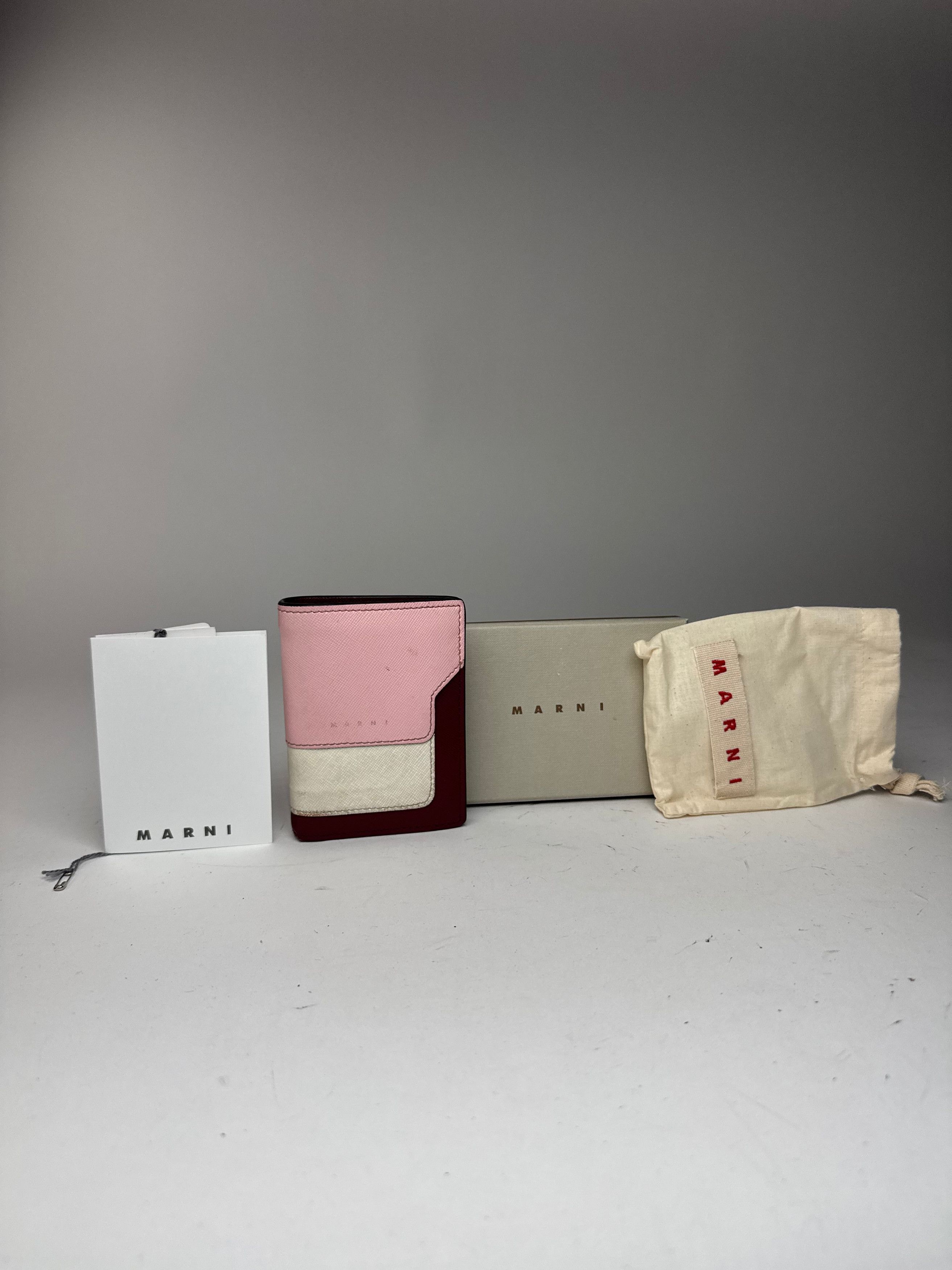 Marni Vintage Leather wallet pink Black Brown Size ONE SIZE - 13 Thumbnail