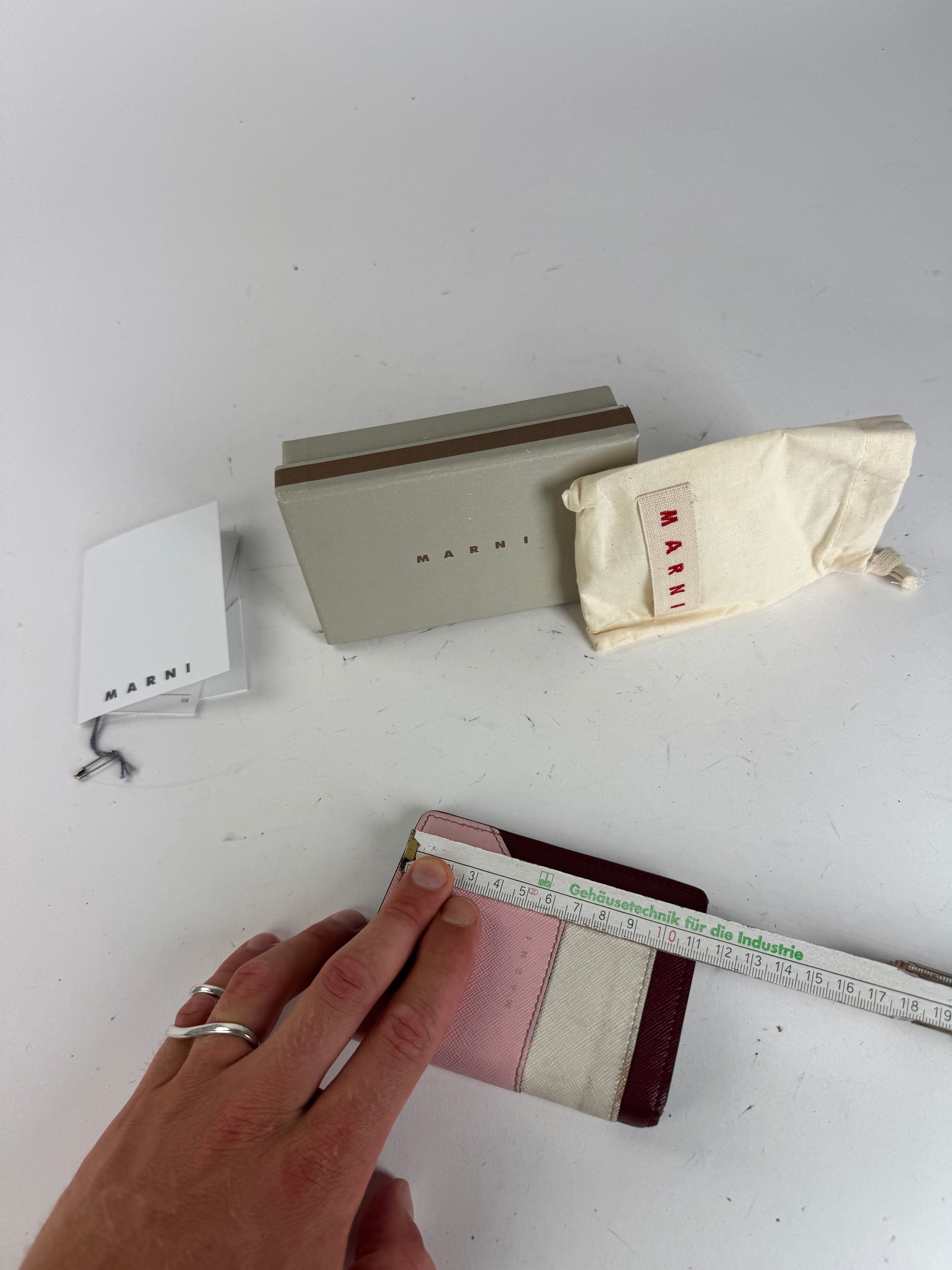 Marni Vintage Leather wallet pink Black Brown Size ONE SIZE - 11 Thumbnail