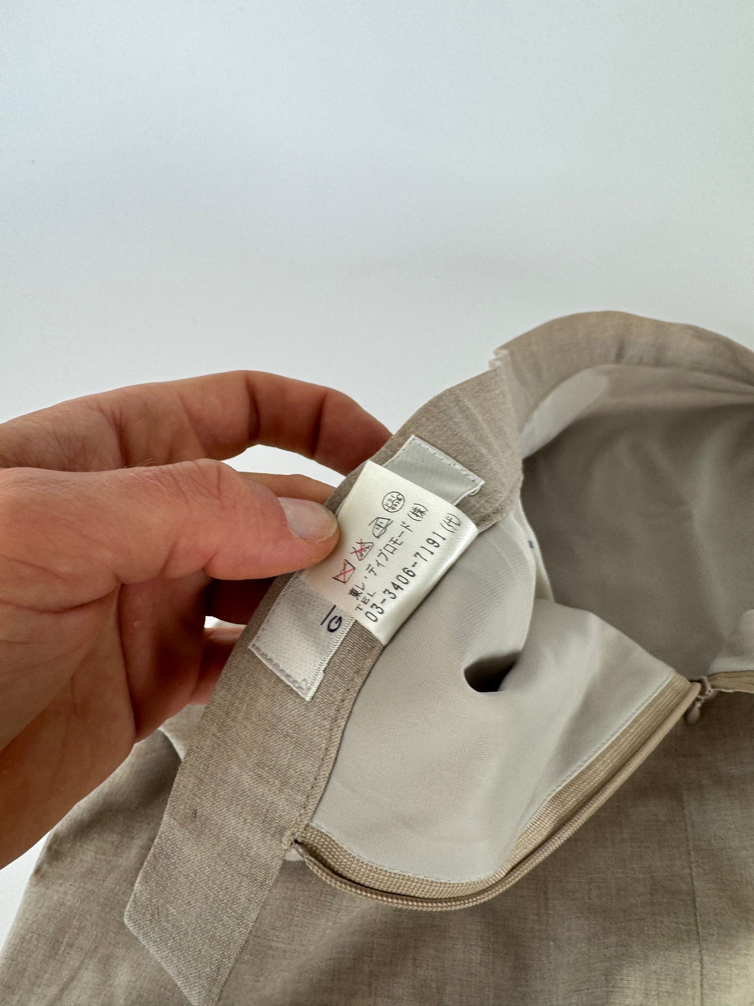 Givenchy Vintage Wool Skirt Gray 38/M Size 34" / US 12 / IT 48 - 7 Thumbnail
