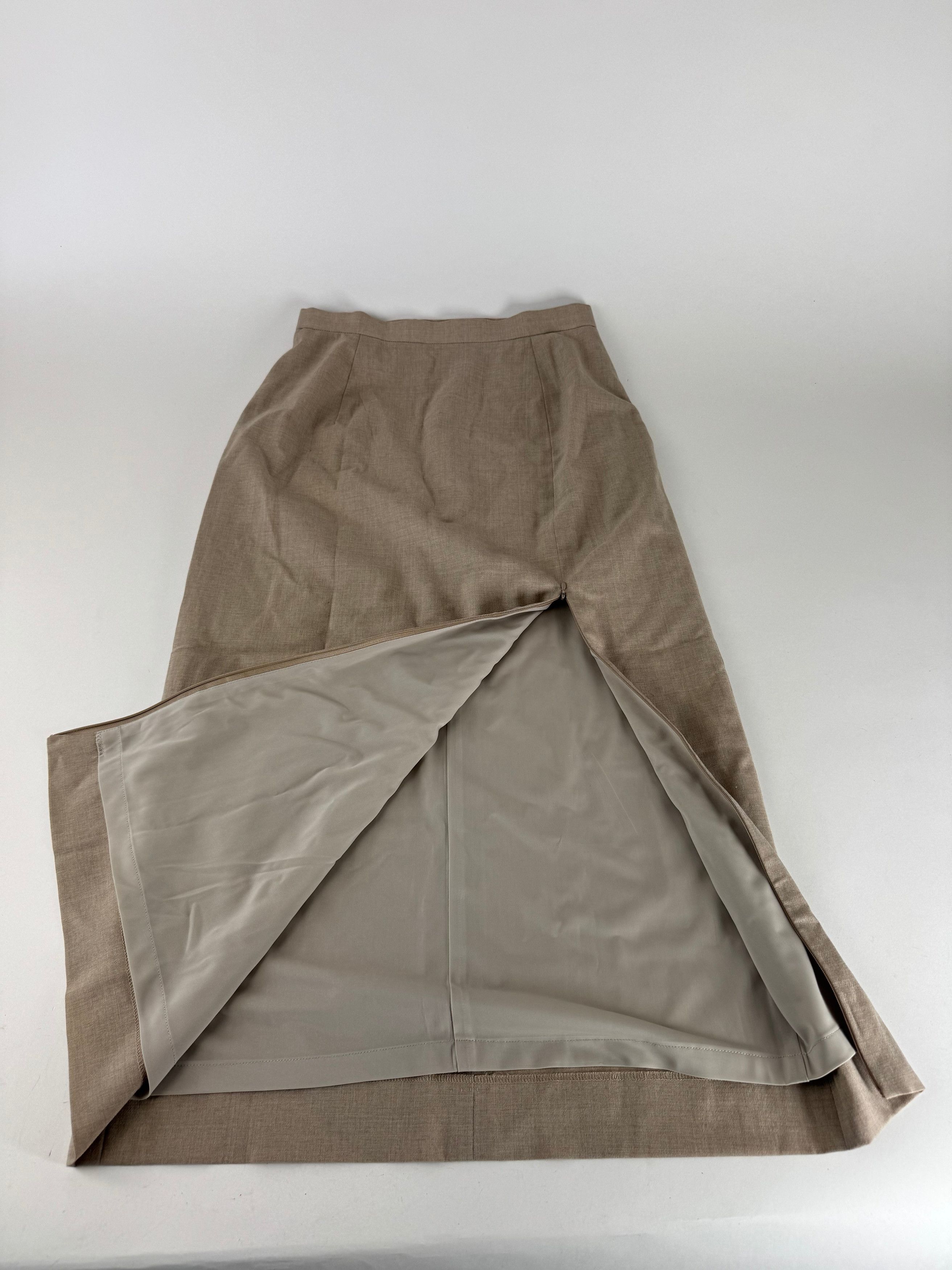 Givenchy Vintage Wool Skirt Gray 38/M Size 34" / US 12 / IT 48 - 11 Thumbnail