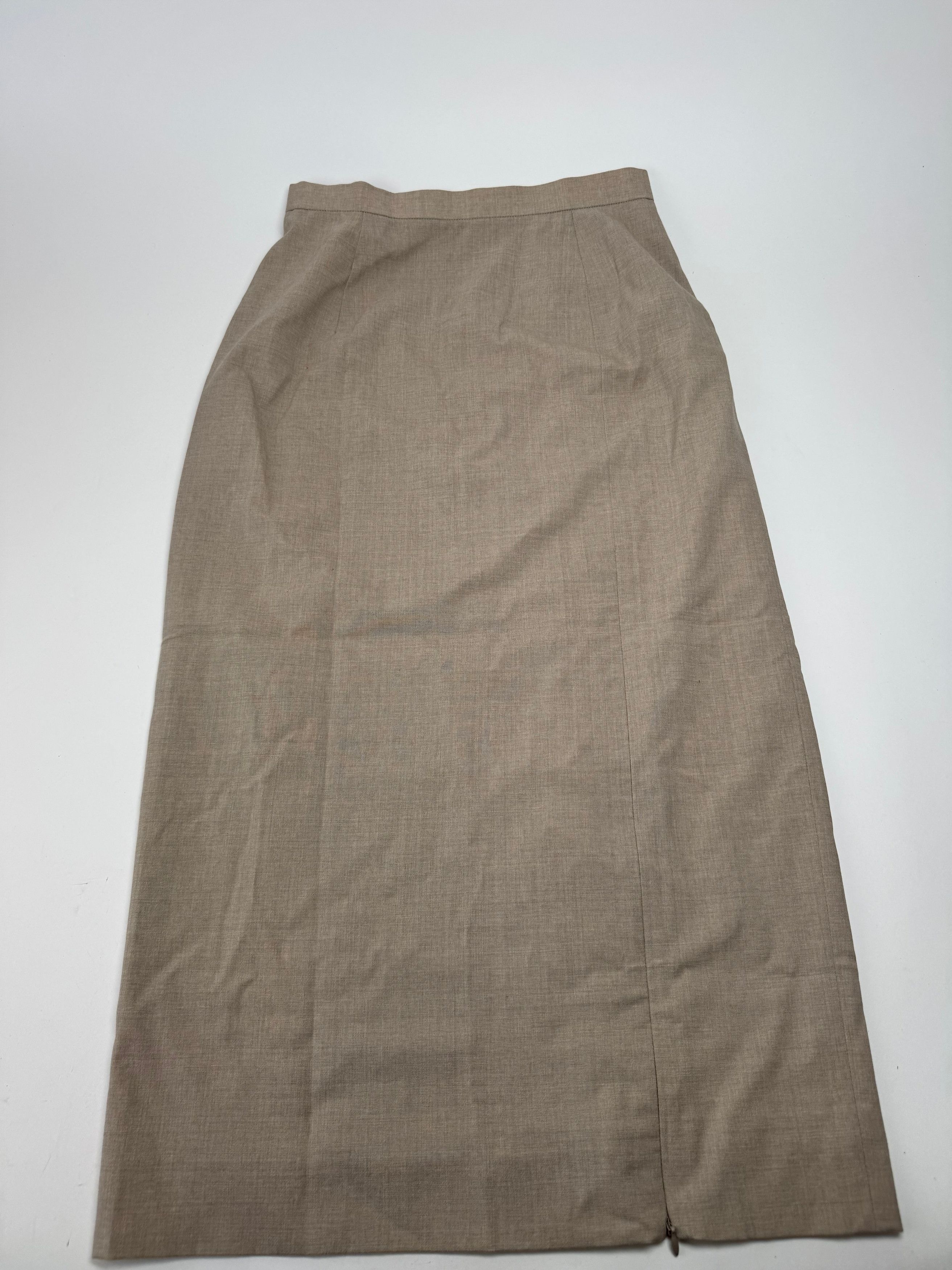 Givenchy Vintage Wool Skirt Gray 38/M Size 34" / US 12 / IT 48 - 15 Thumbnail