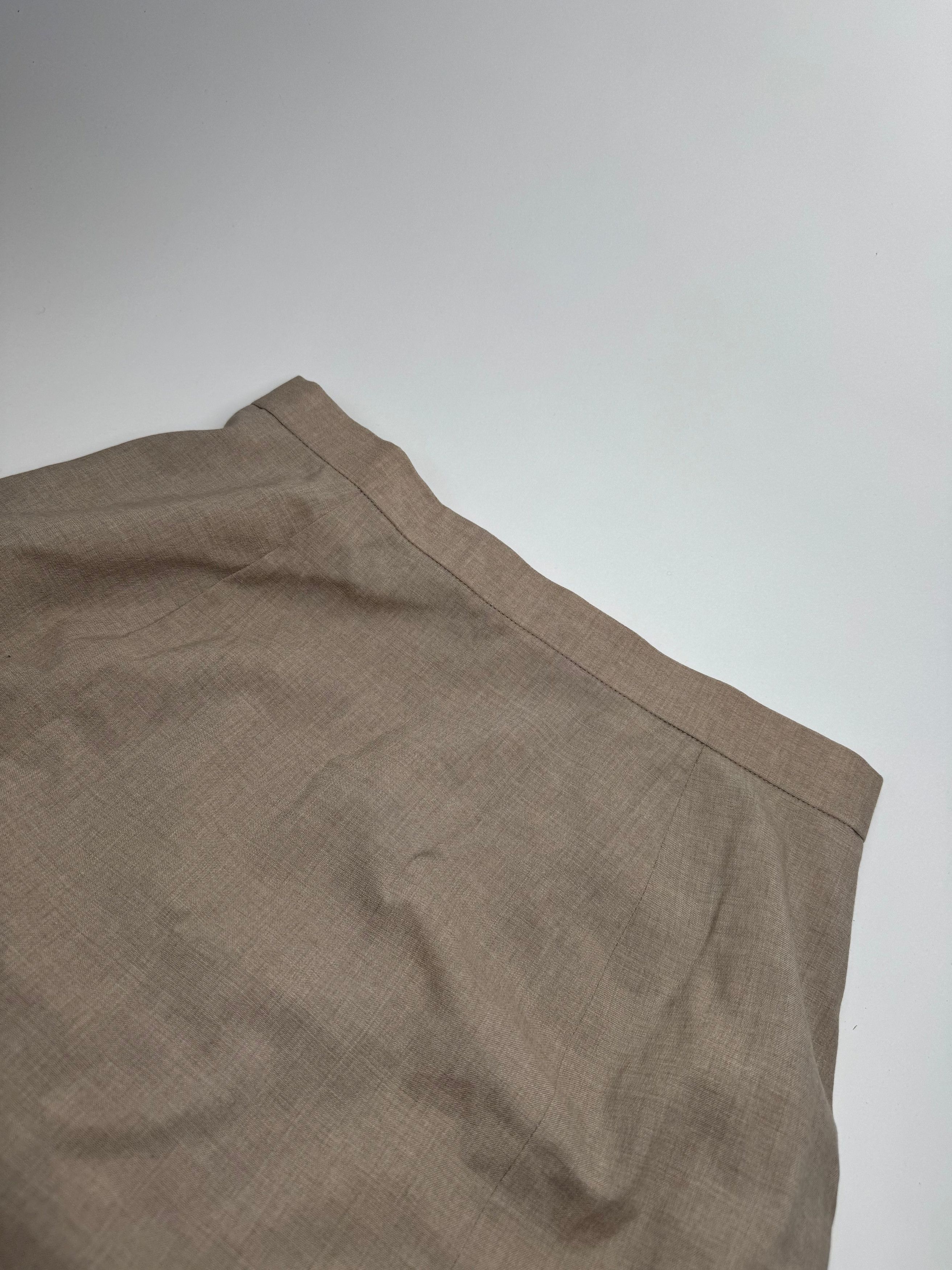 Givenchy Vintage Wool Skirt Gray 38/M Size 34" / US 12 / IT 48 - 13 Thumbnail