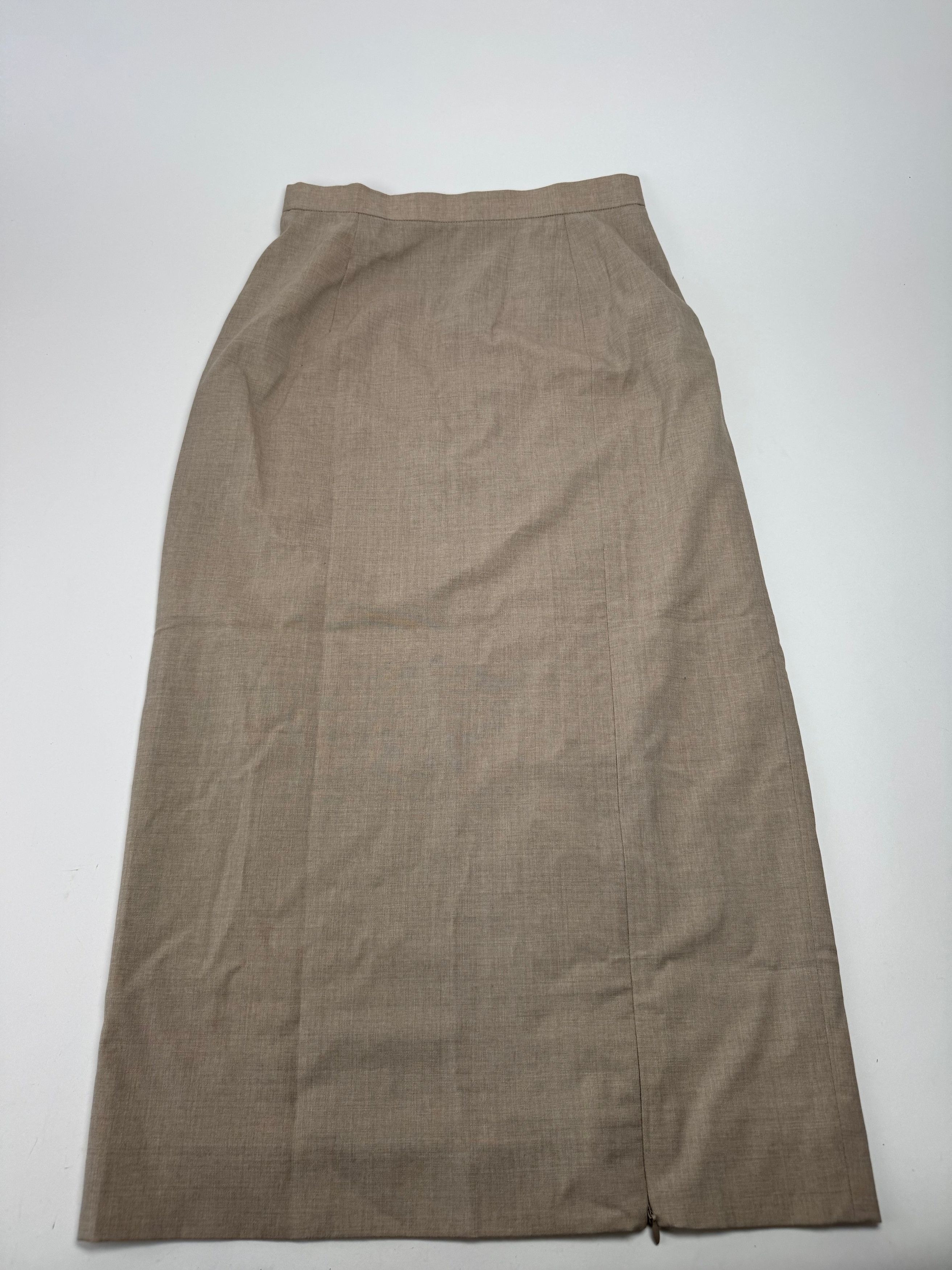 Givenchy Vintage Wool Skirt Gray 38/M Size 34" / US 12 / IT 48 - 14 Thumbnail