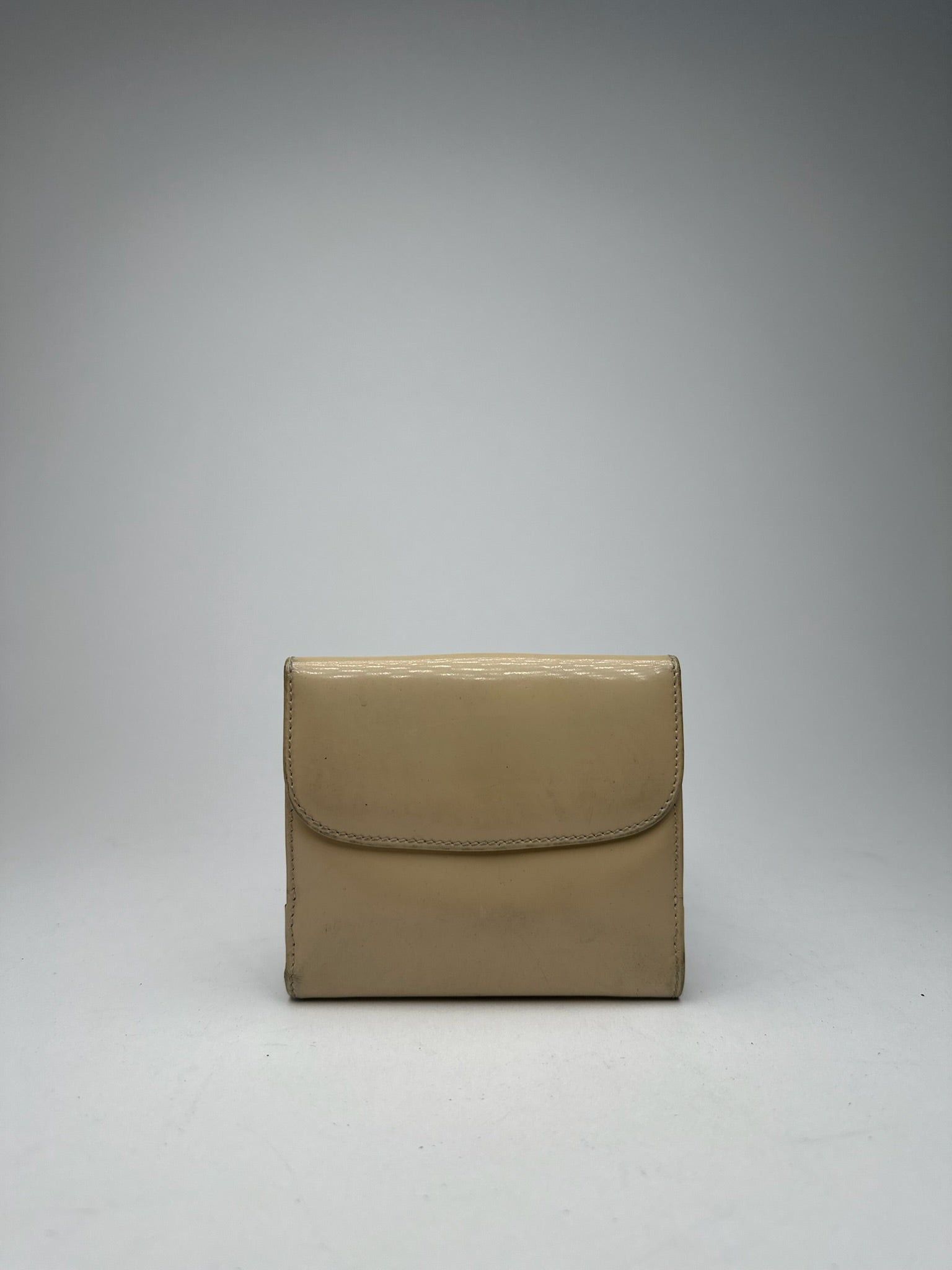 Gucci Vintage leather wallet beige Size ONE SIZE - 2 Thumbnail