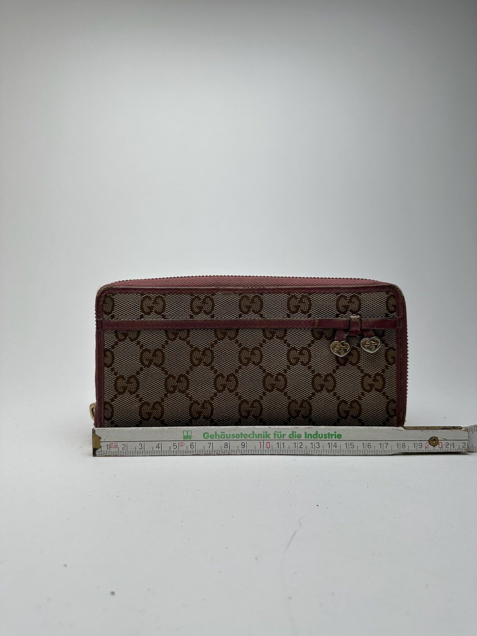 Gucci Vintage Monogram Wallet beige pink Size ONE SIZE - 11 Thumbnail