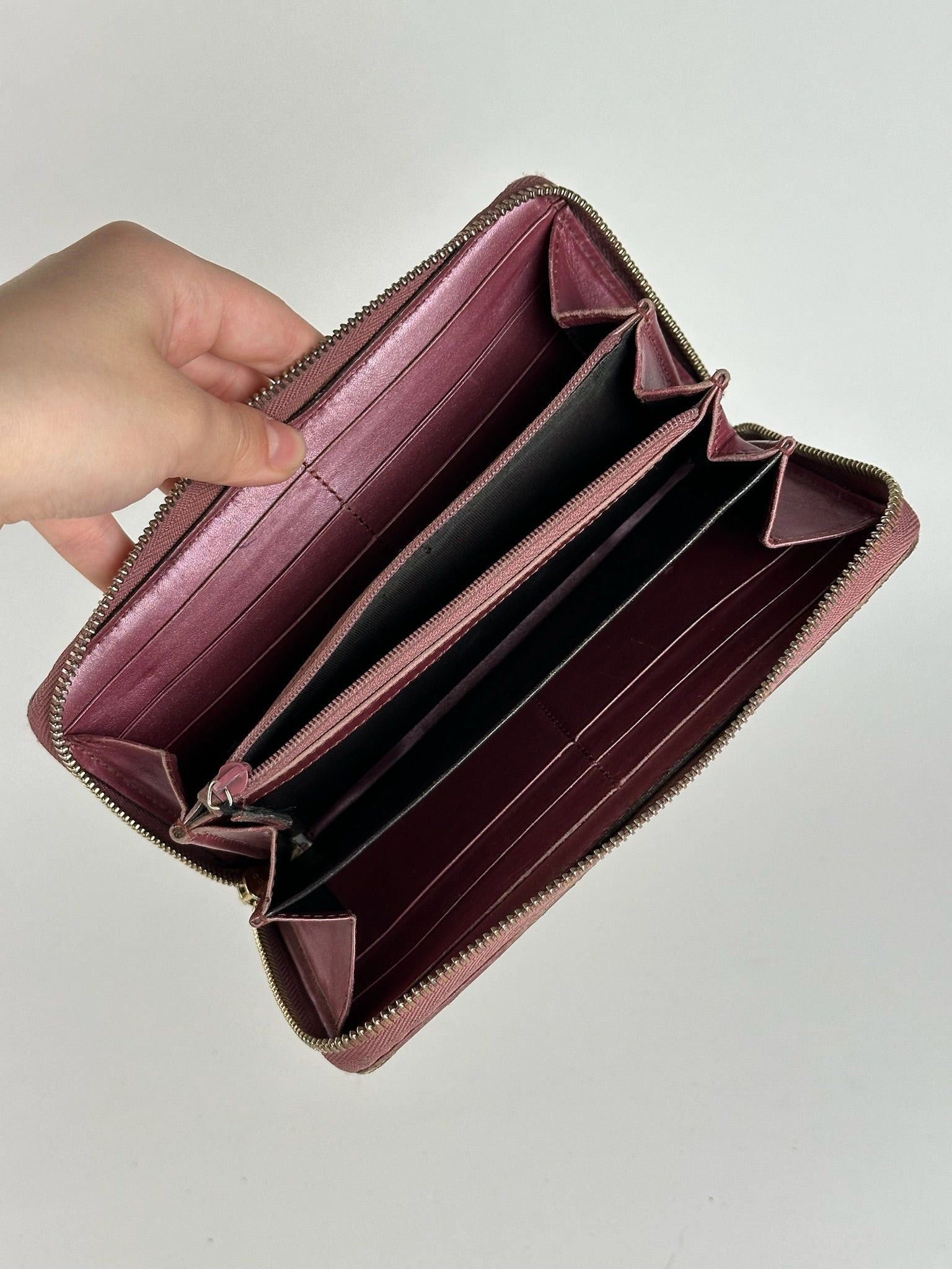 Gucci Vintage Monogram Wallet beige pink Size ONE SIZE - 6 Thumbnail