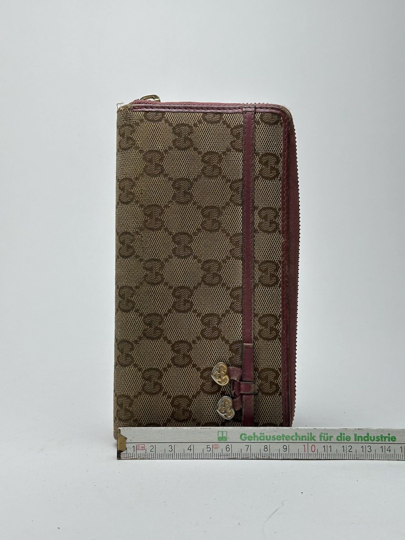 Gucci Vintage Monogram Wallet beige pink Size ONE SIZE - 10 Thumbnail