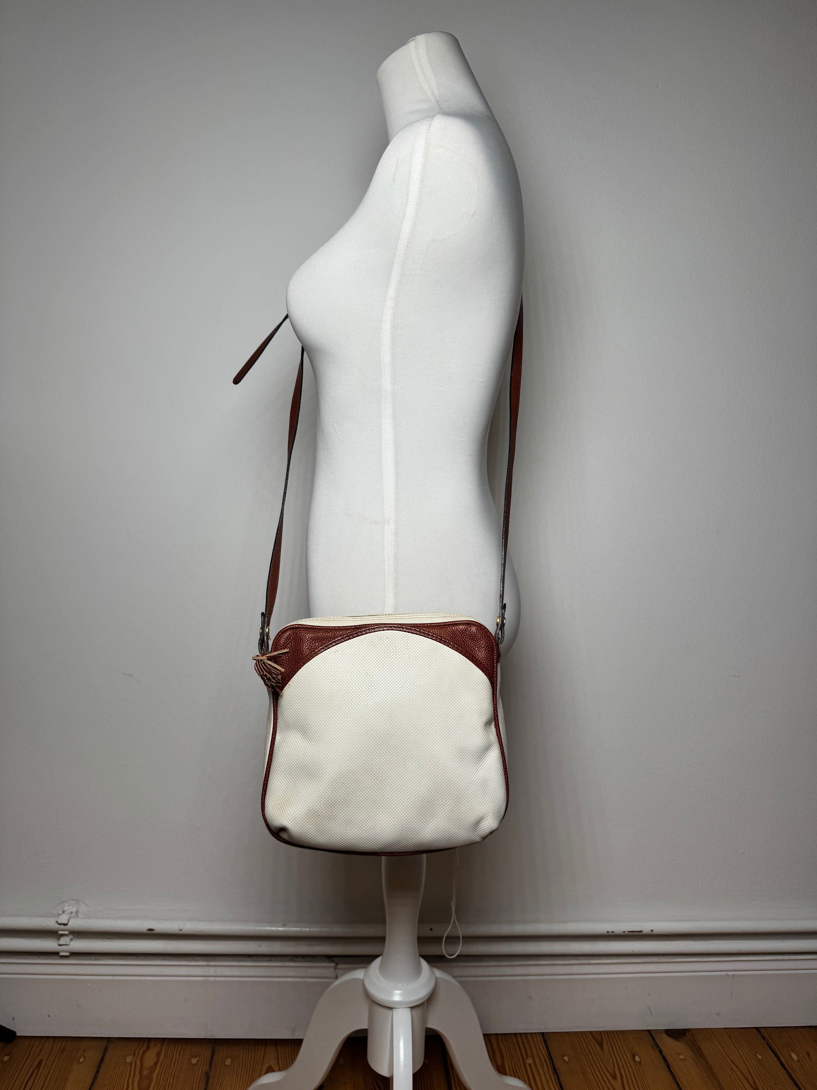 Bottega Veneta Vintage Leather Bag White brown Size ONE SIZE - 6 Thumbnail