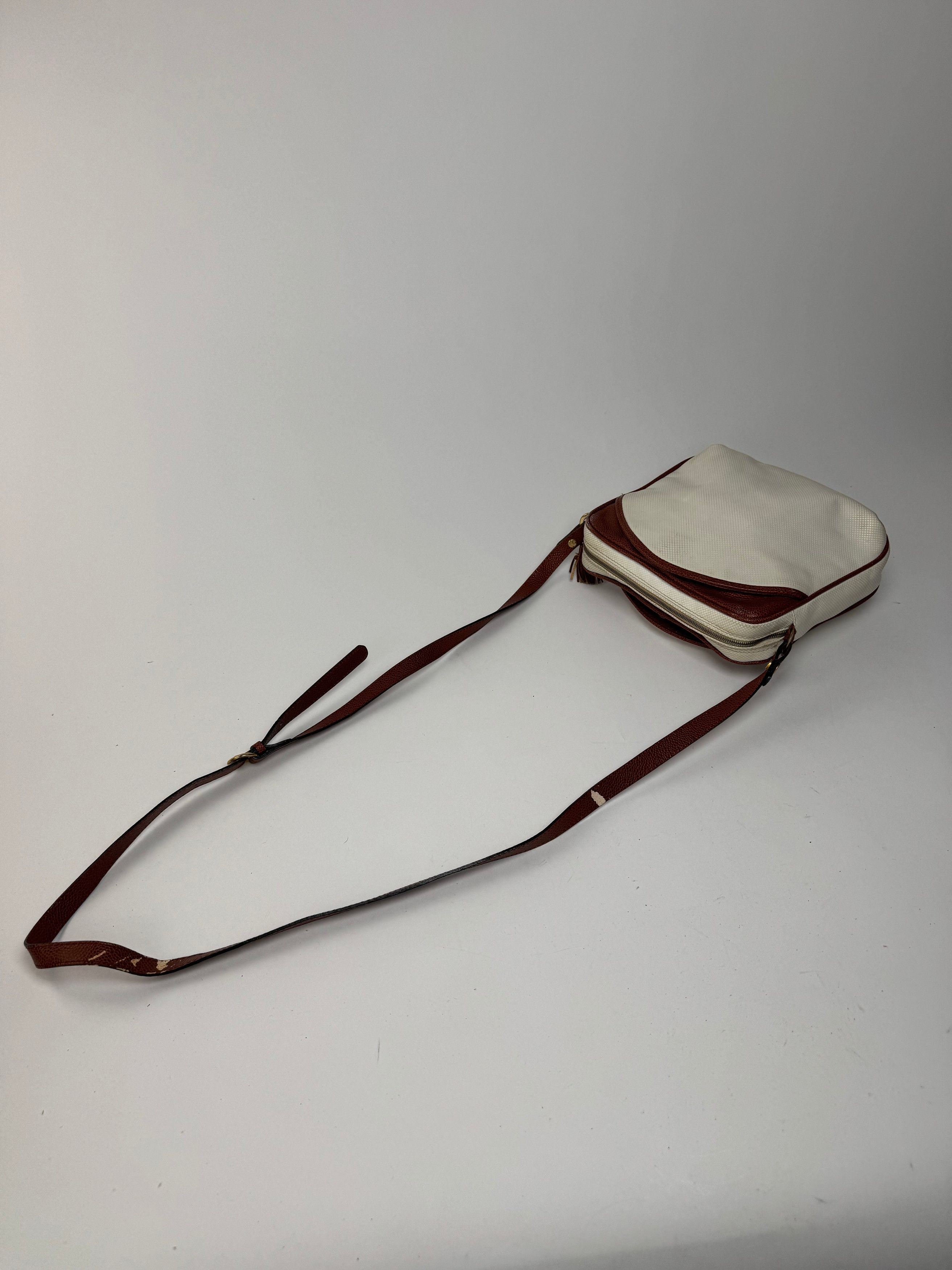 Bottega Veneta Vintage Leather Bag White brown Size ONE SIZE - 12 Thumbnail