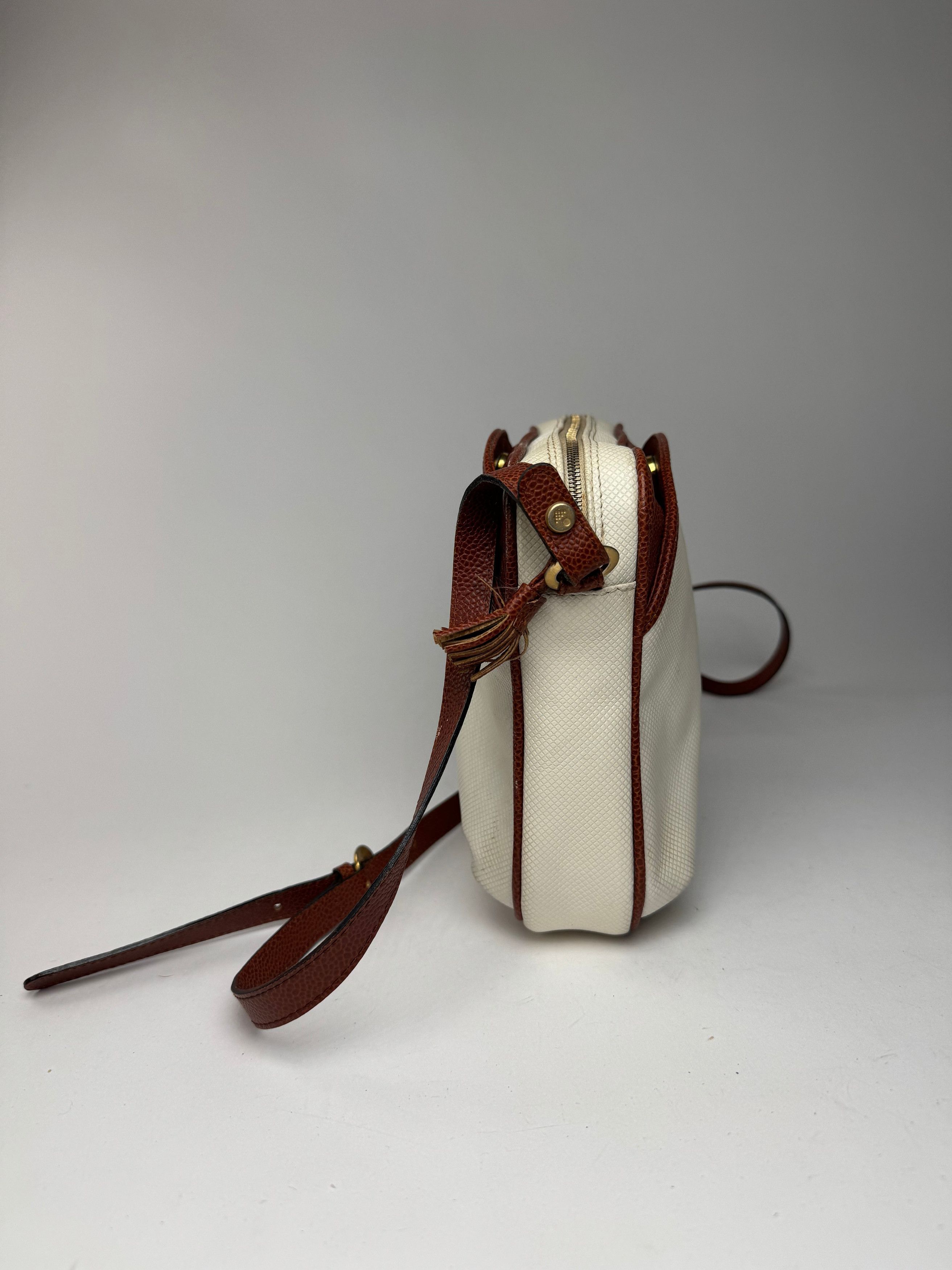 Bottega Veneta Vintage Leather Bag White brown Size ONE SIZE - 8 Thumbnail