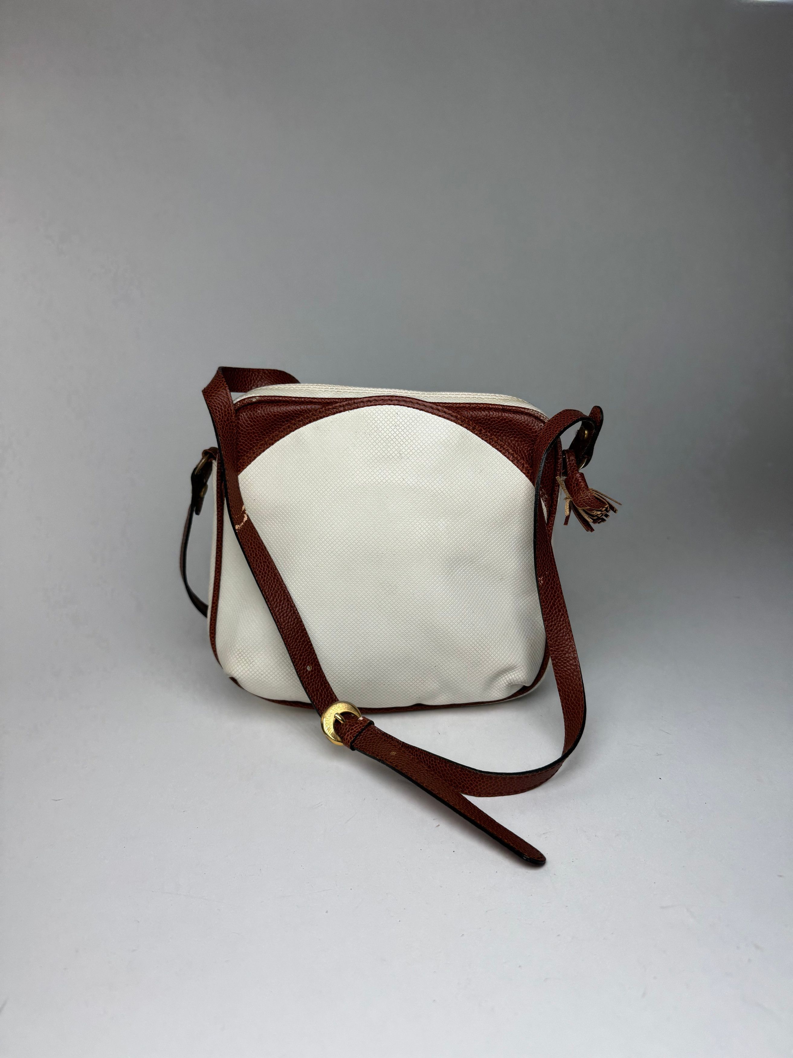 Bottega Veneta Vintage Leather Bag White brown Size ONE SIZE - 7 Thumbnail