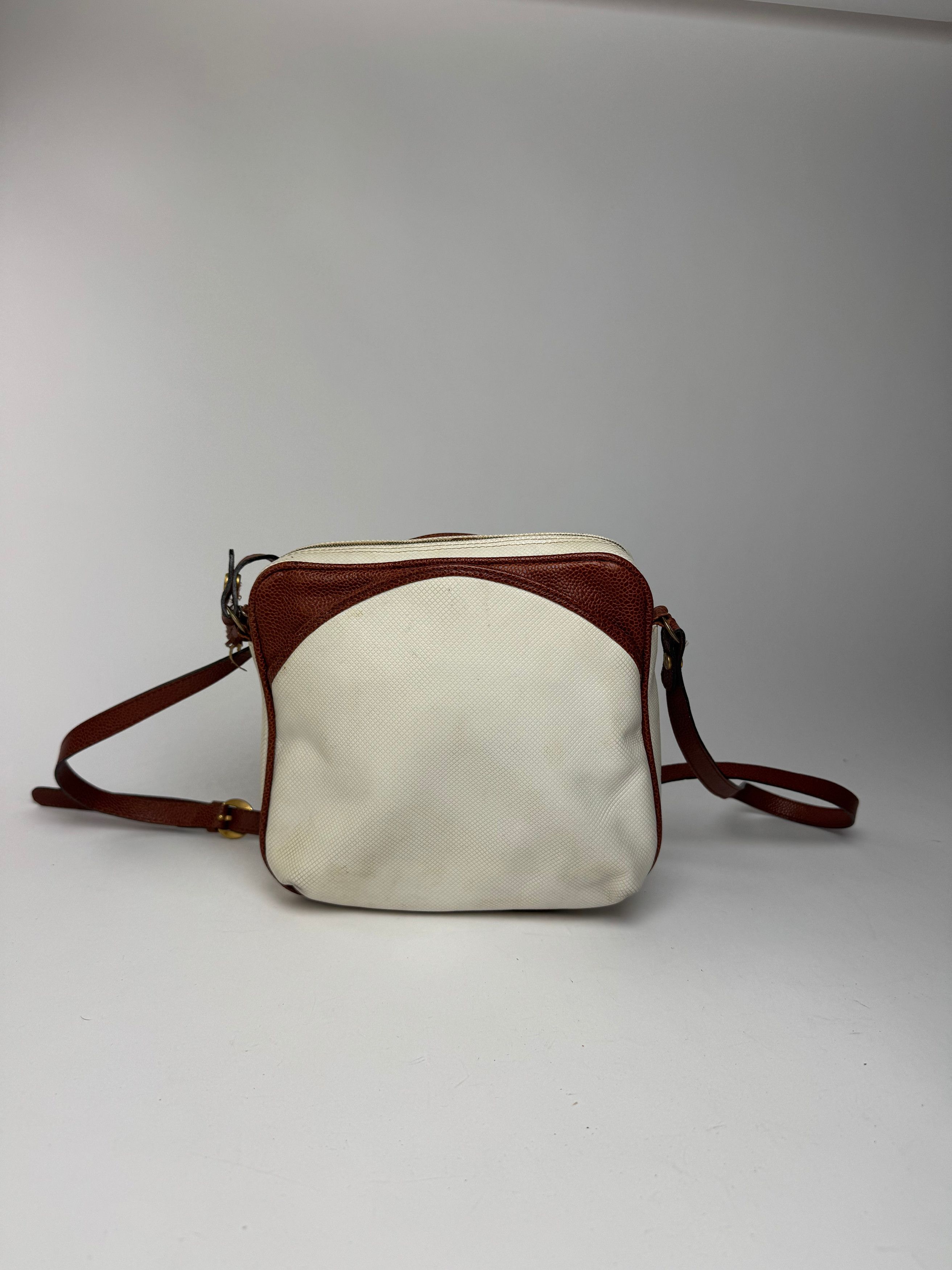 Bottega Veneta Vintage Leather Bag White brown Size ONE SIZE - 2 Thumbnail