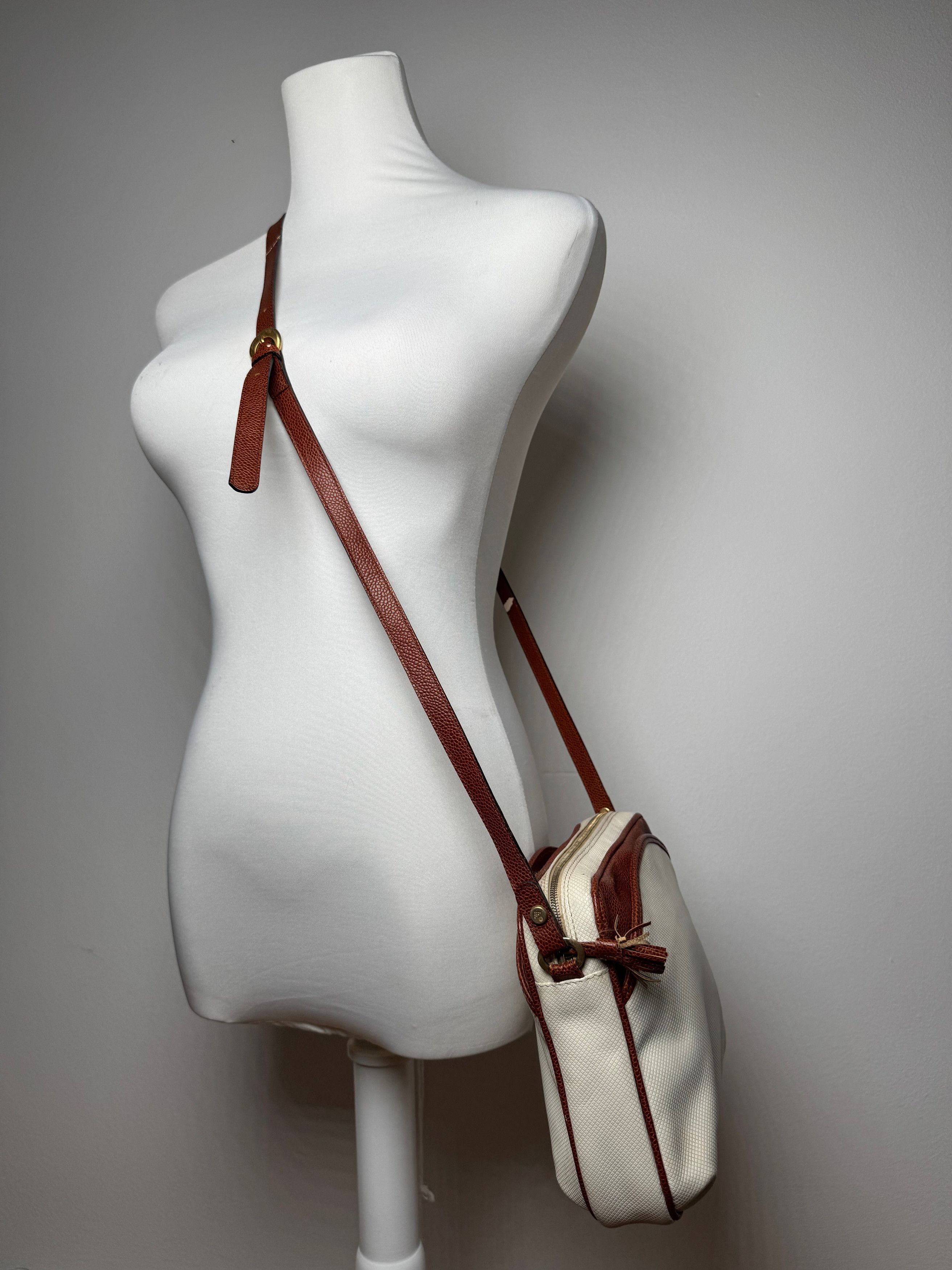Bottega Veneta Vintage Leather Bag White brown Size ONE SIZE - 5 Thumbnail