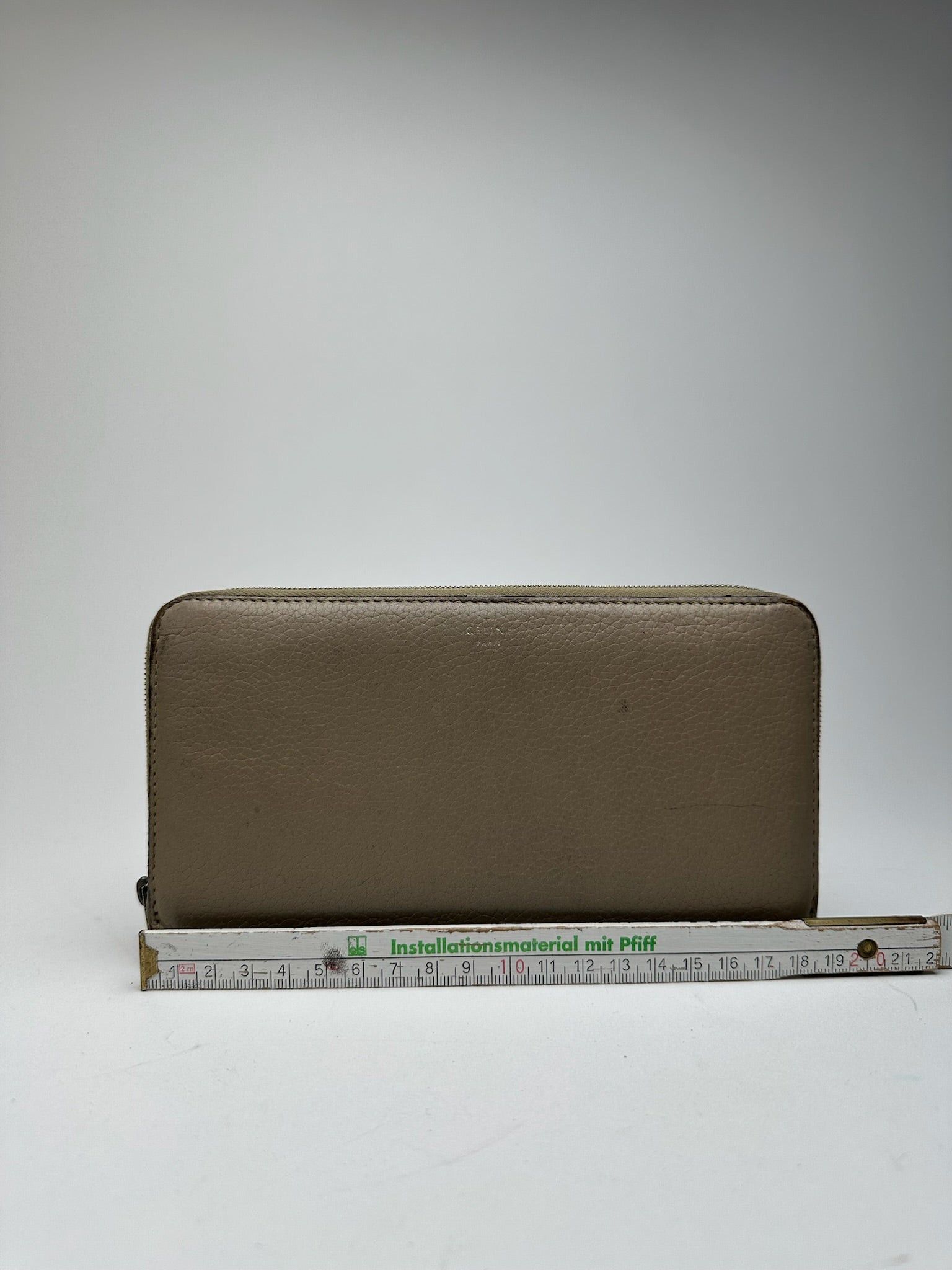 Celine Vintage Paris Zippy wallet beige Size ONE SIZE - 14 Thumbnail
