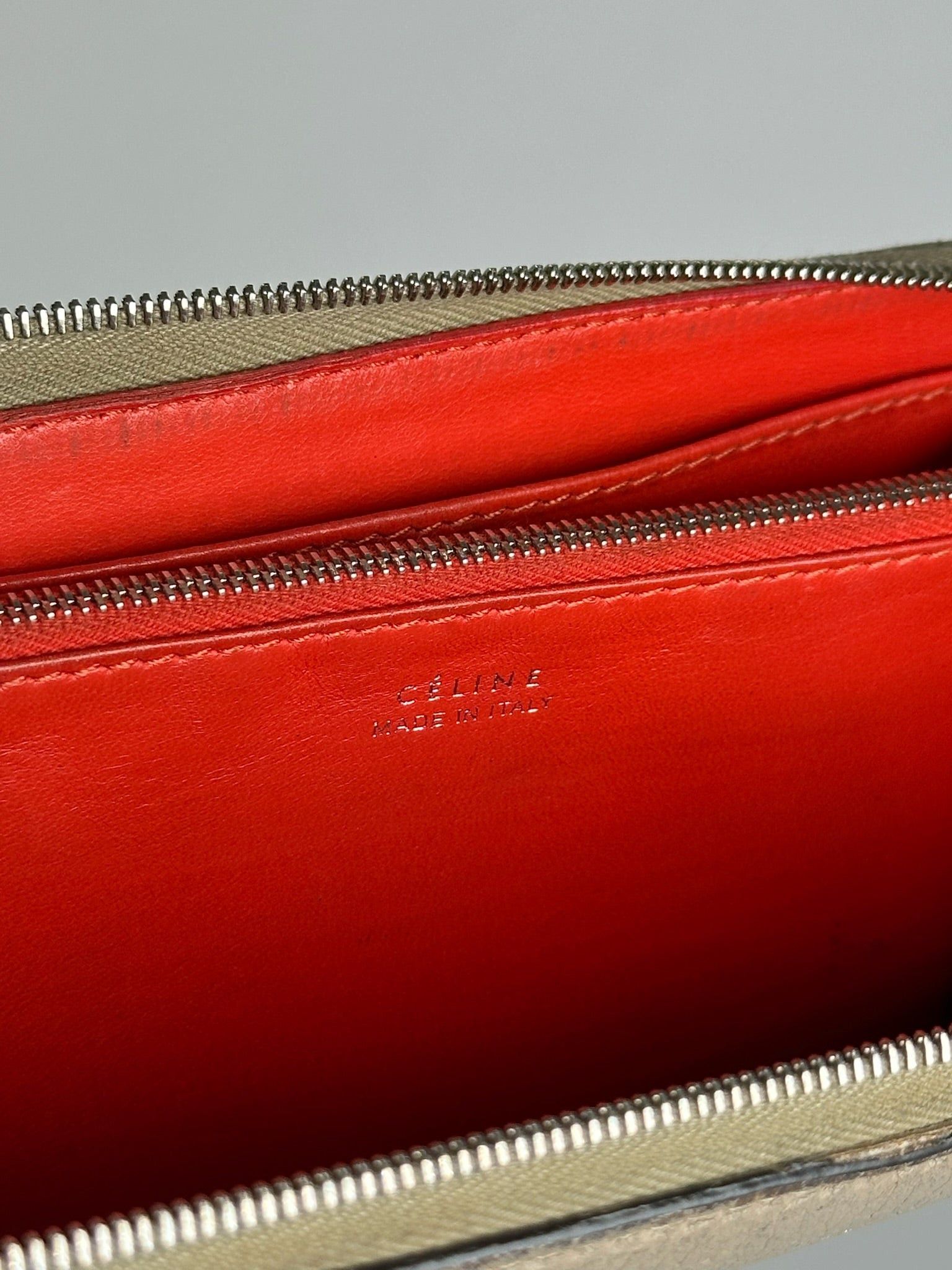 Celine Vintage Paris Zippy wallet beige Size ONE SIZE - 5 Thumbnail