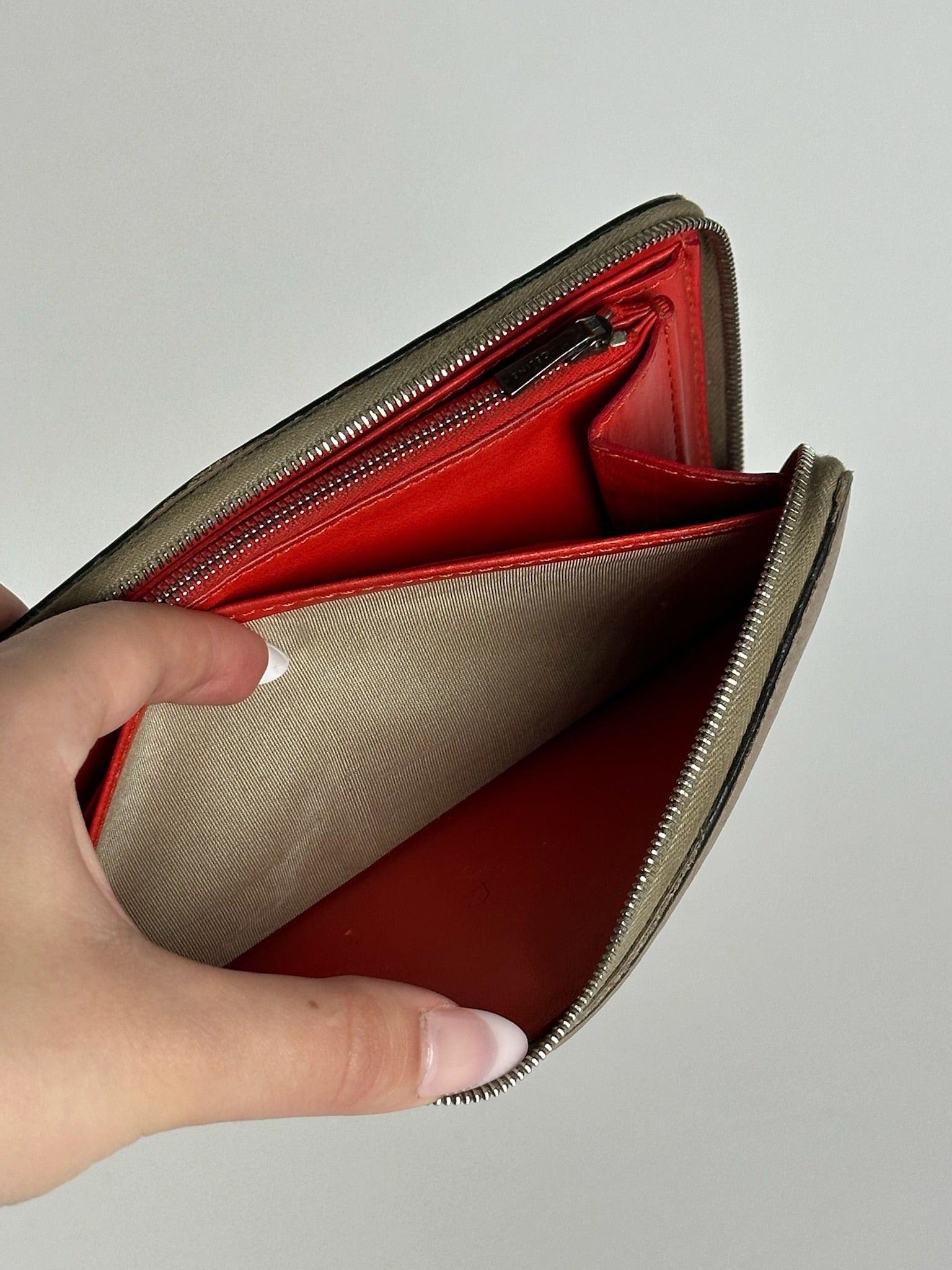 Celine Vintage Paris Zippy wallet beige Size ONE SIZE - 6 Thumbnail