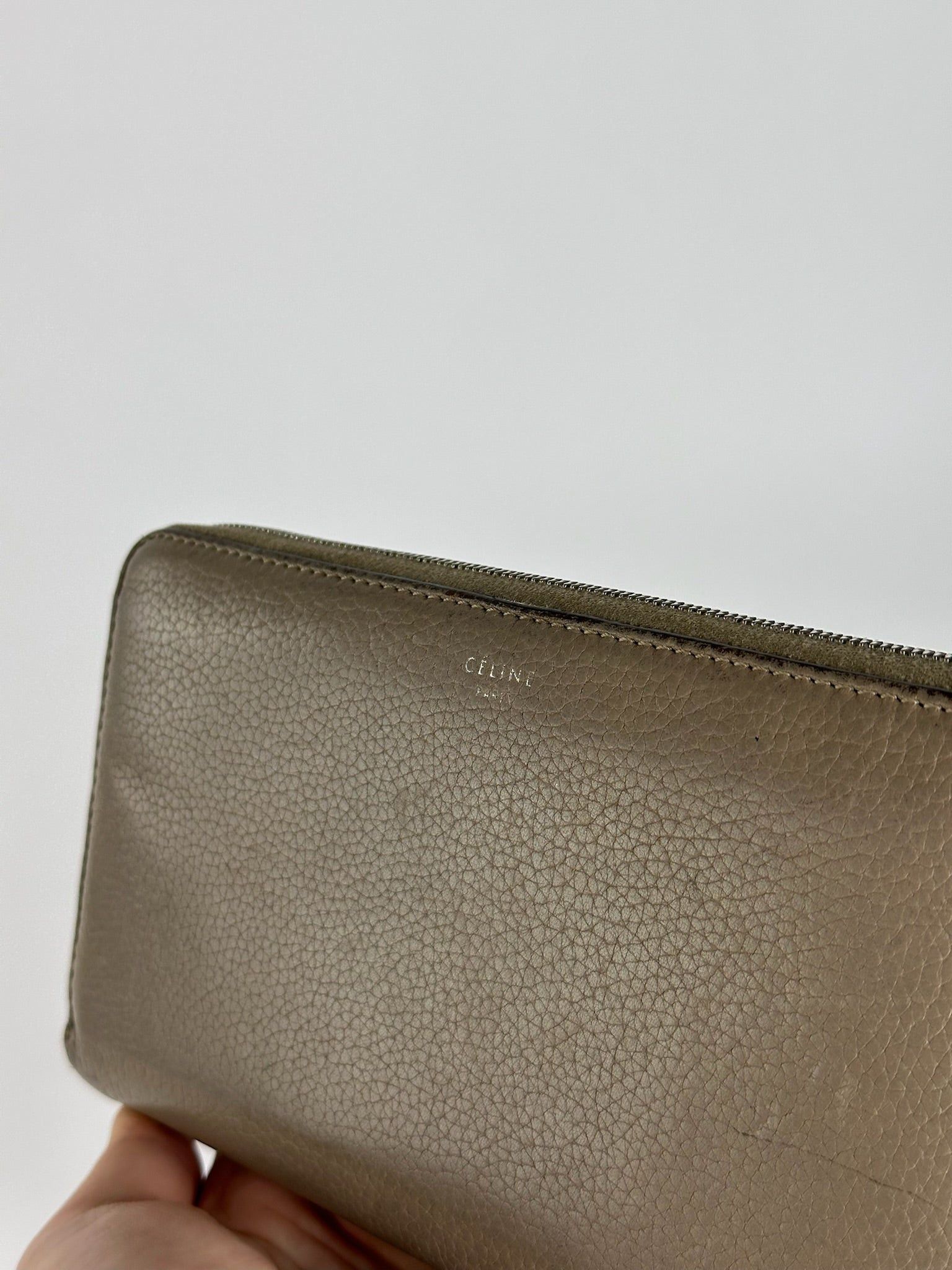 Celine Vintage Paris Zippy wallet beige Size ONE SIZE - 11 Thumbnail