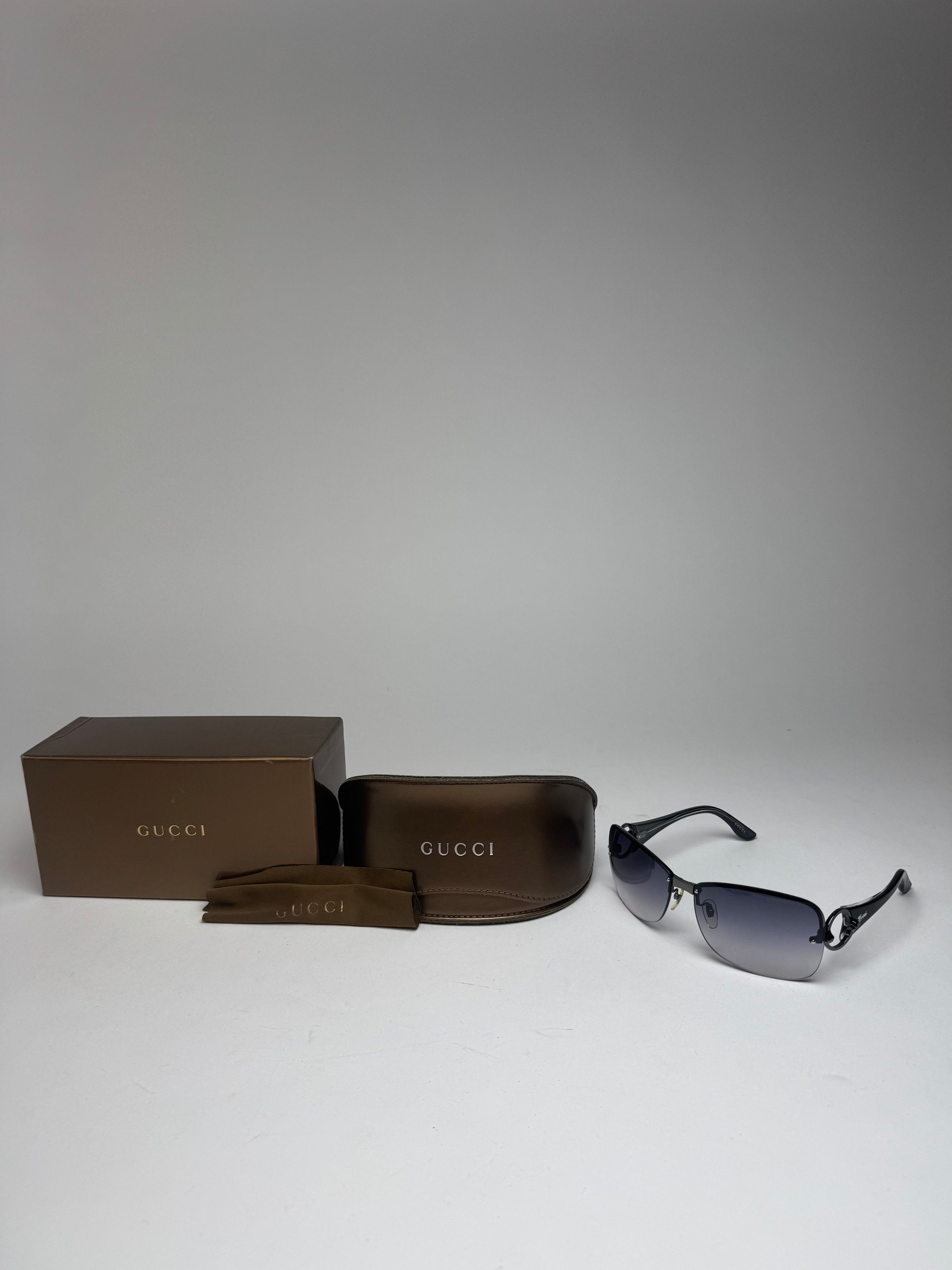 Dior Vintage Gucci Sunglasses Black/Anthrazite Size ONE SIZE - 10 Thumbnail