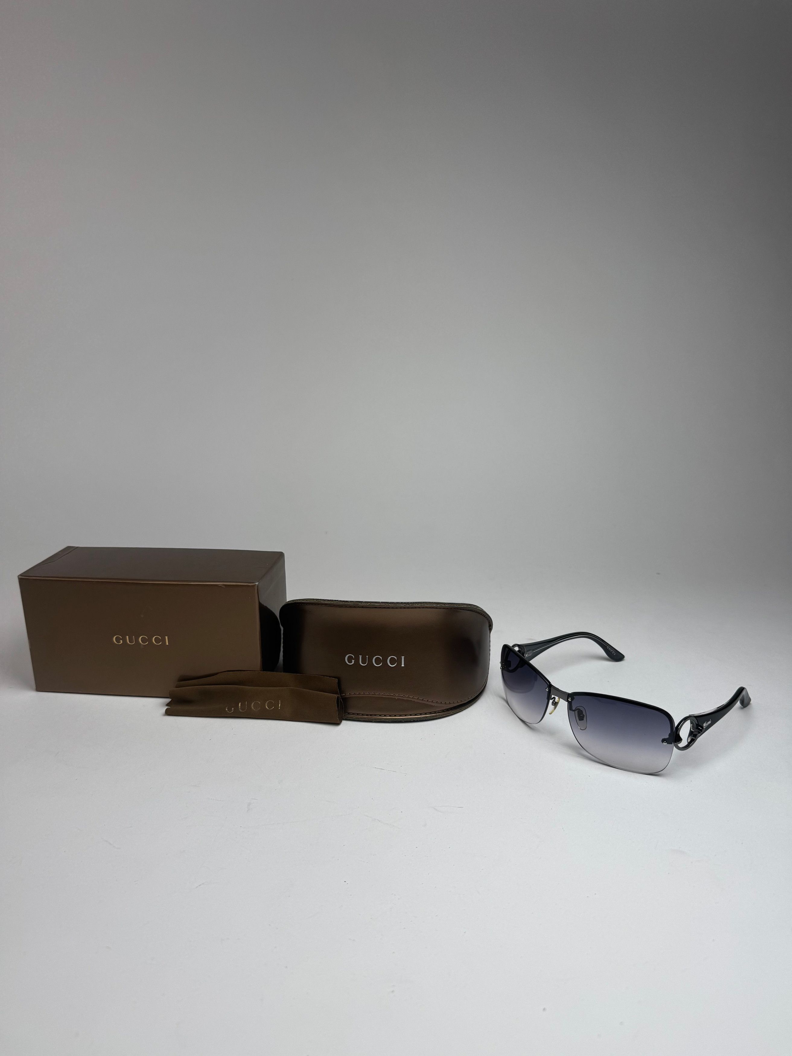 Dior Vintage Gucci Sunglasses Black/Anthrazite Size ONE SIZE - 7 Thumbnail