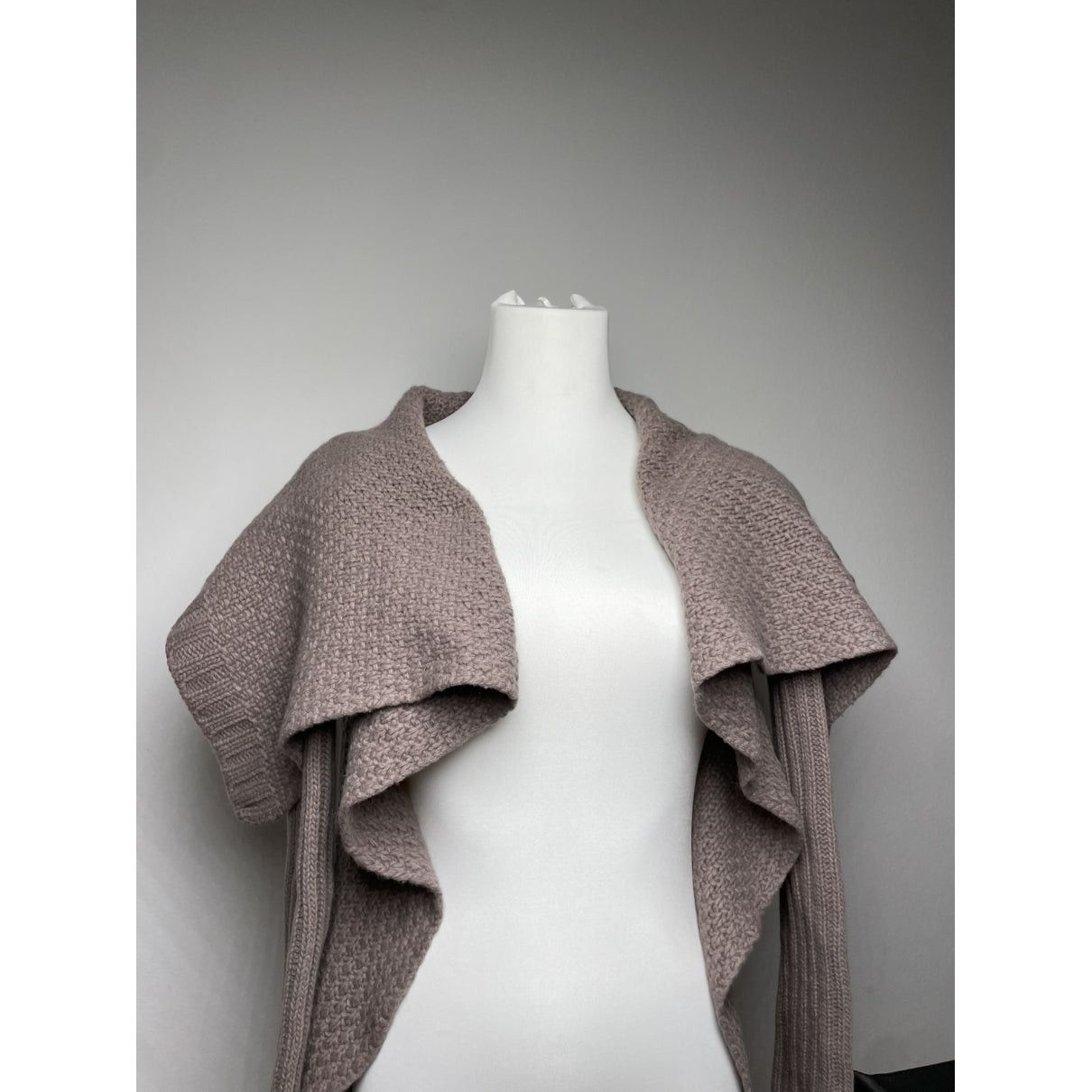 Rick Owens Grey Wool Trench Coat Size S / US 4 / IT 40 - 2 Thumbnail