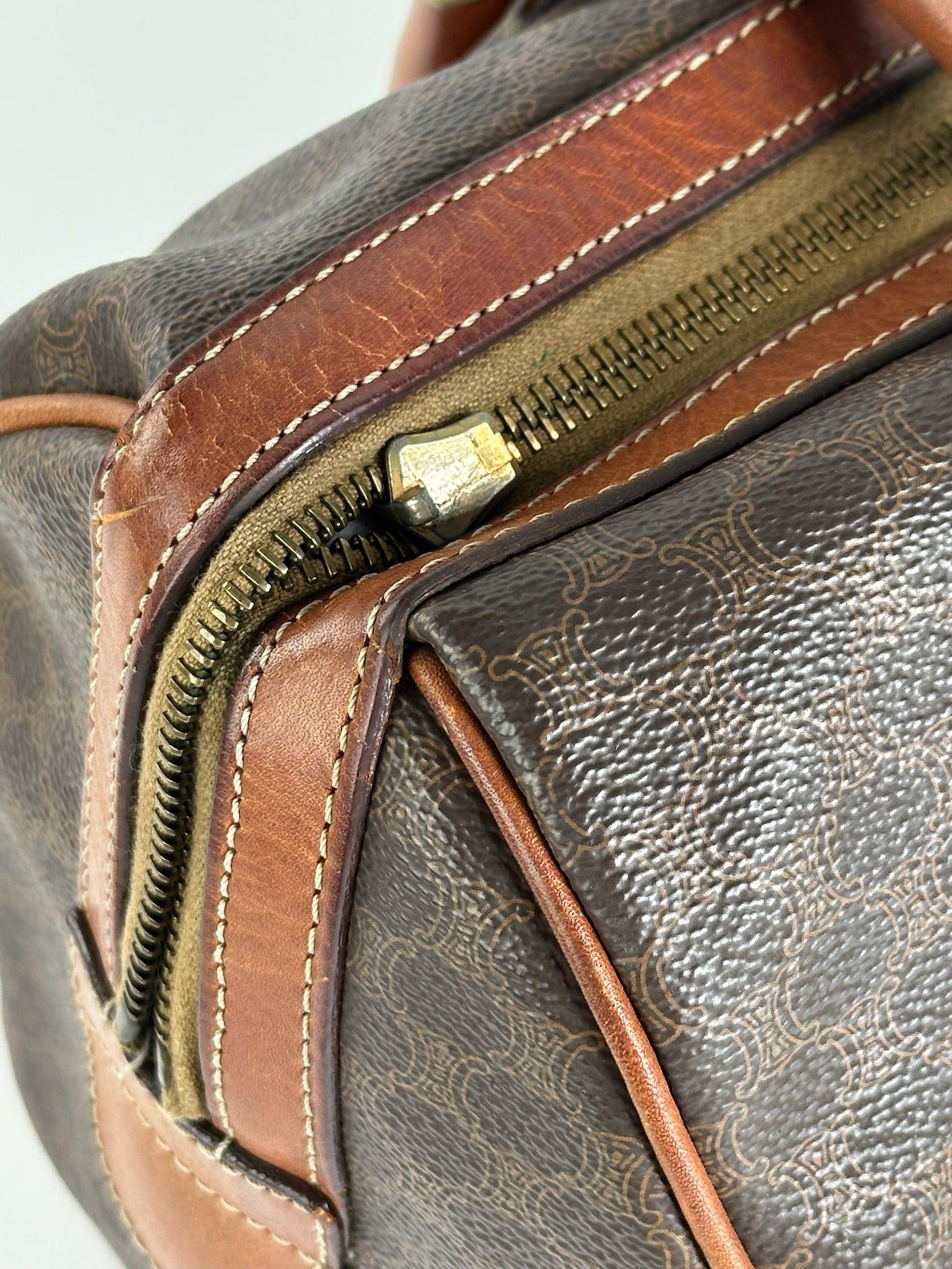 Celine Vintage Paris Mini Boston Bag brown Size ONE SIZE - 14 Thumbnail