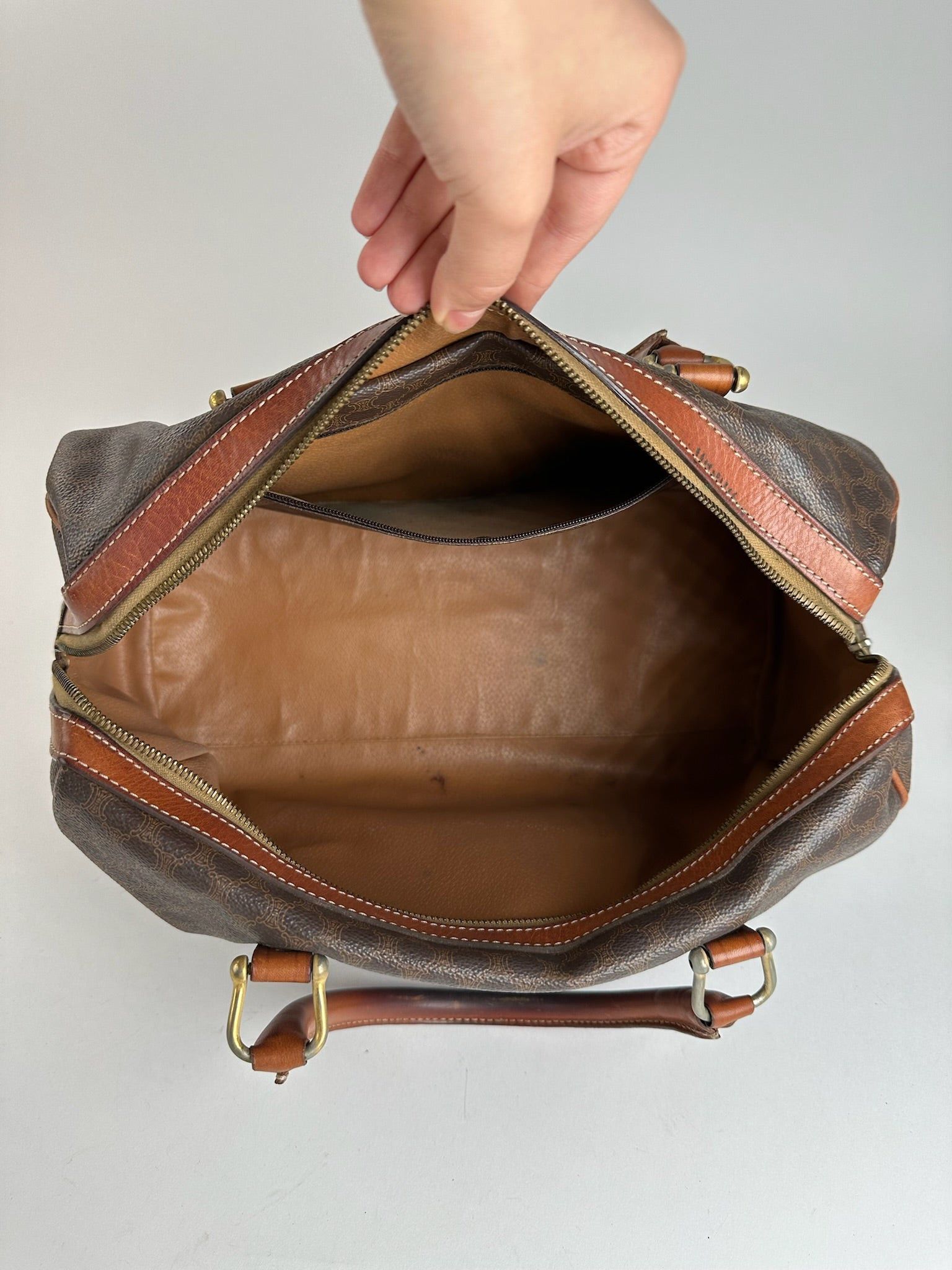 Celine Vintage Paris Mini Boston Bag brown Size ONE SIZE - 4 Thumbnail