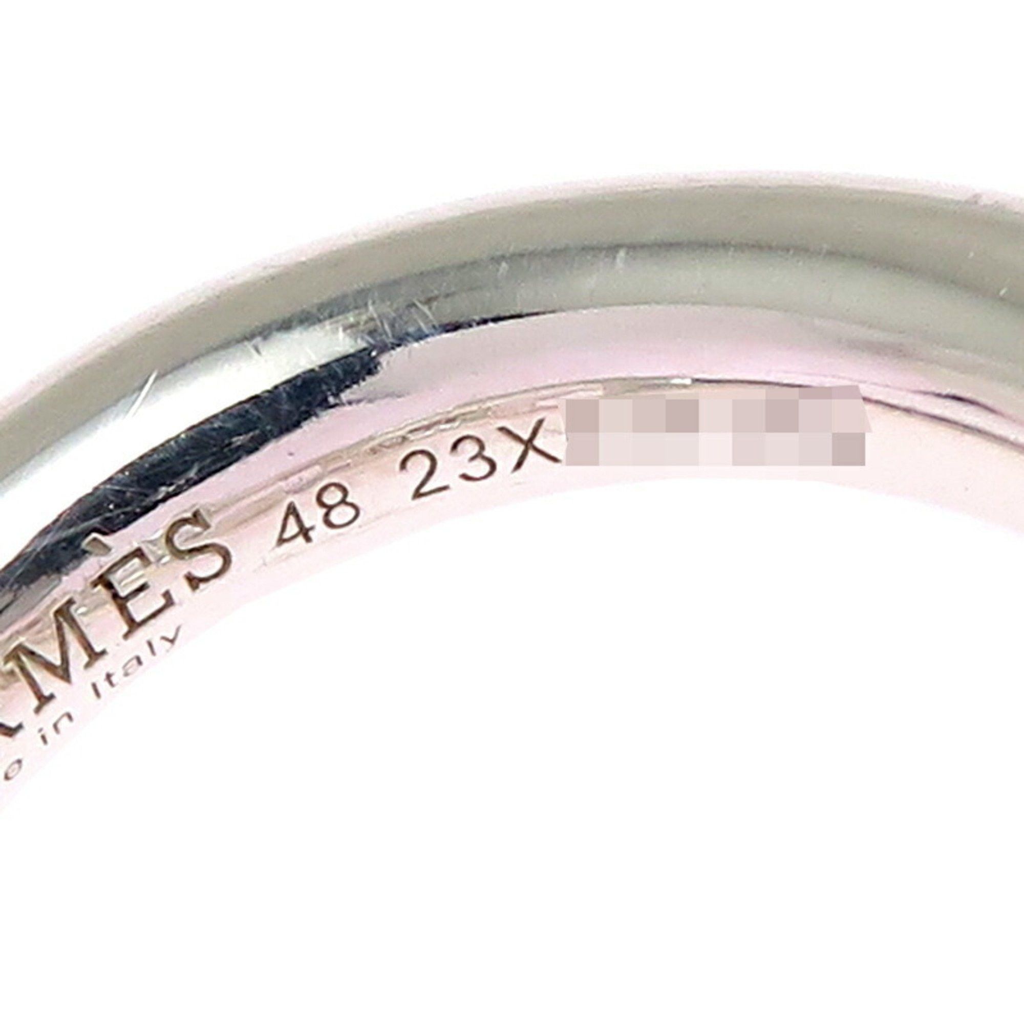 Hermes Hermes Hermès #48 SV925 Croisette GM Women's and Men's Ring, Silver 925 Size ONE SIZE - 6 Thumbnail