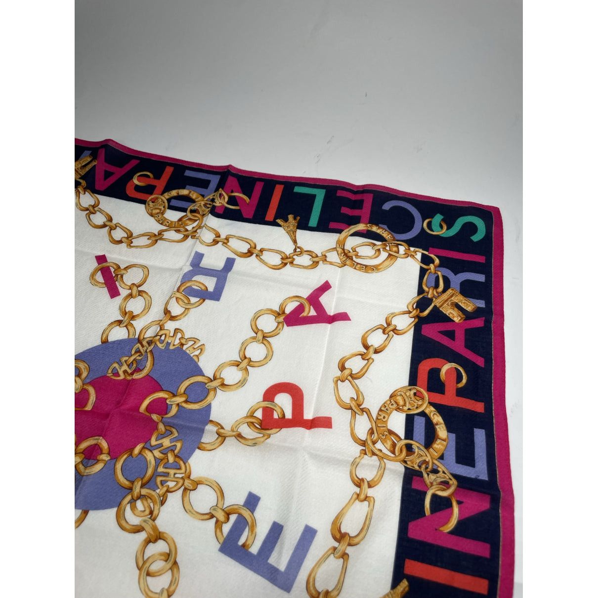 Celine Multicolour Silk Scarf Size ONE SIZE - 5 Thumbnail