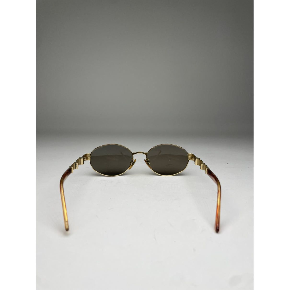 Fendi Gold Metal Sunglasses Size ONE SIZE - 2 Thumbnail