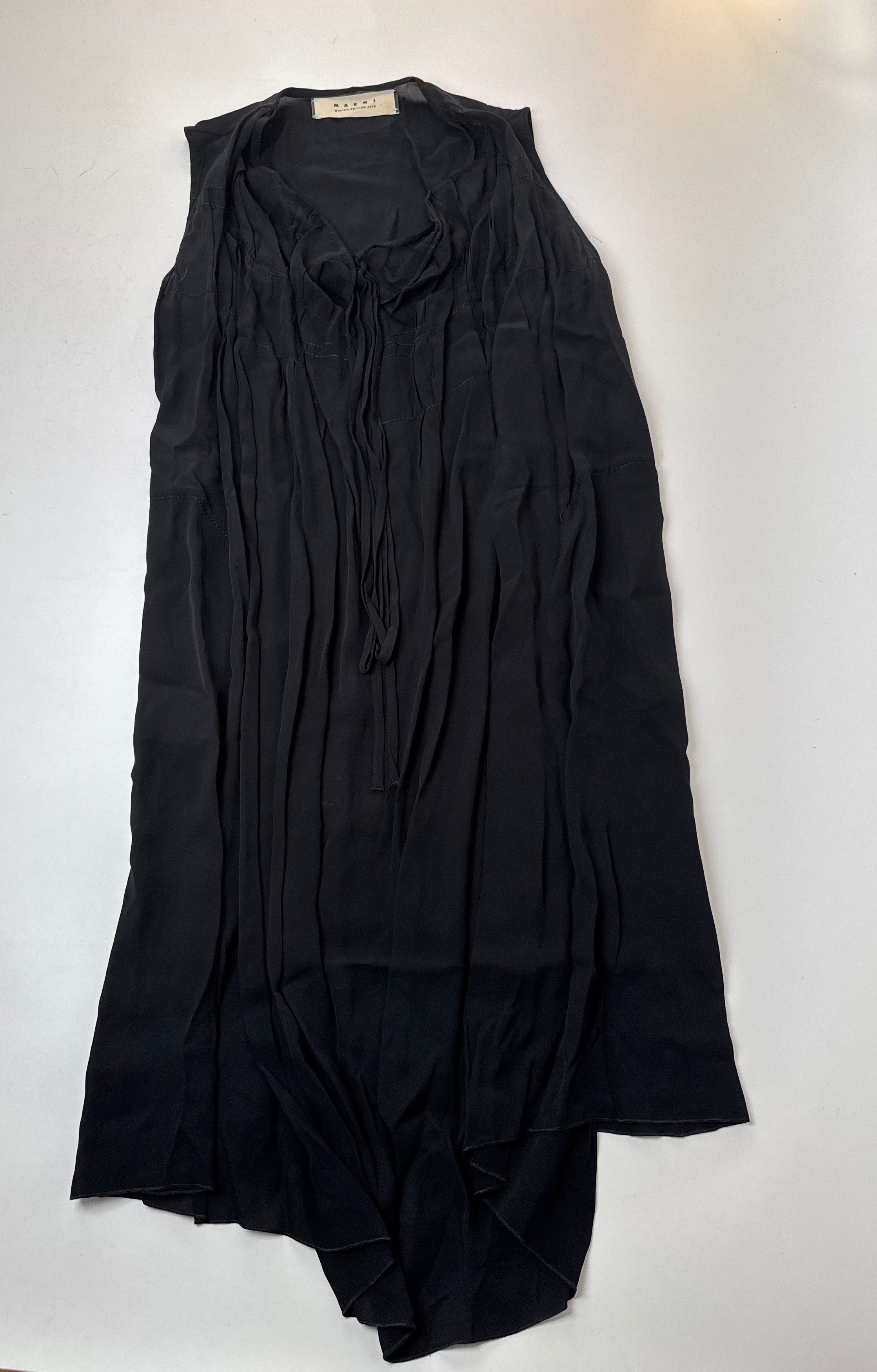 Marni Vintage Winter Edition 2010 Dress Black 36/S Size XS / US 0-2 / IT 36-38 - 15 Thumbnail