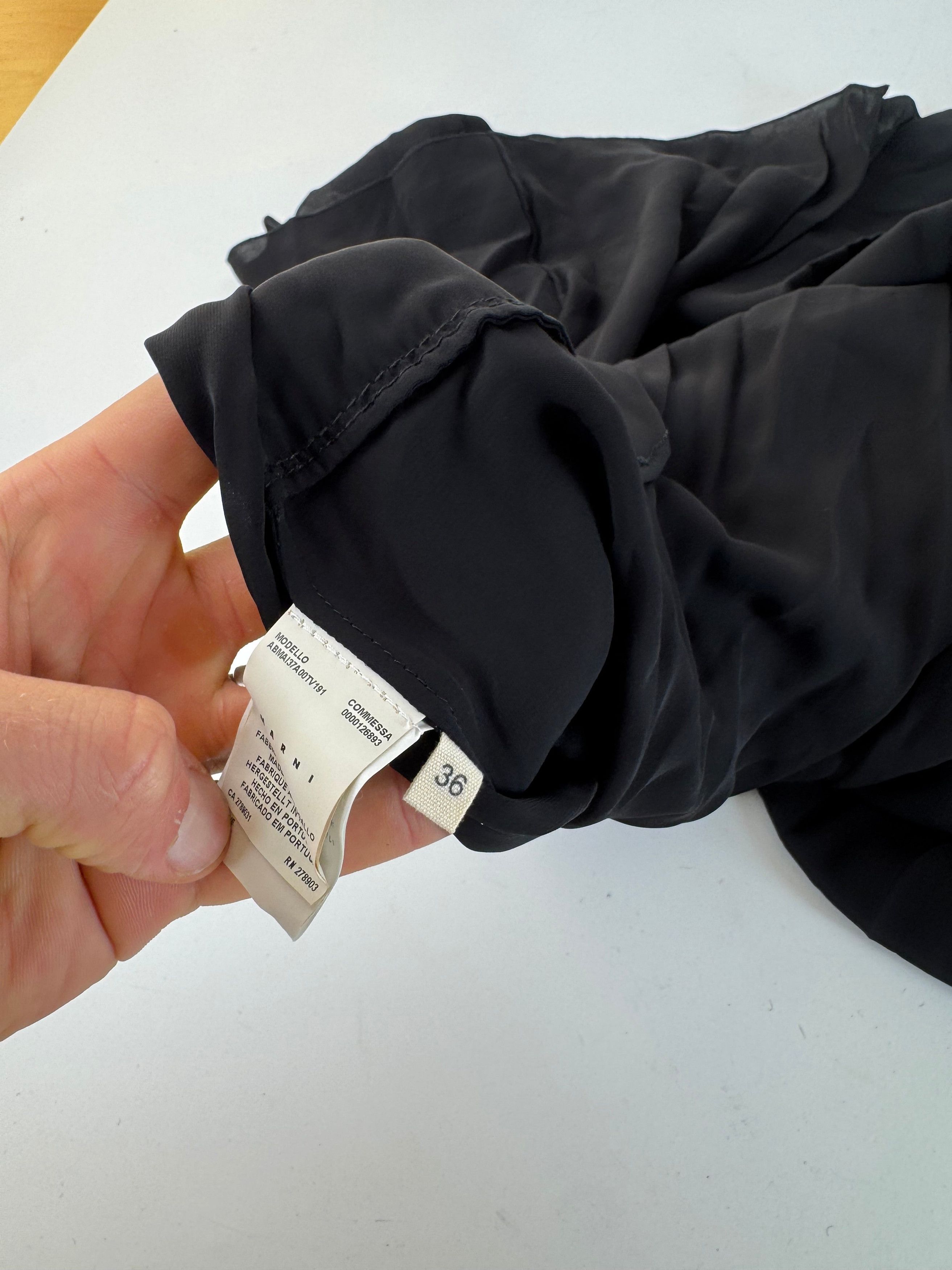 Marni Vintage Winter Edition 2010 Dress Black 36/S Size XS / US 0-2 / IT 36-38 - 10 Thumbnail