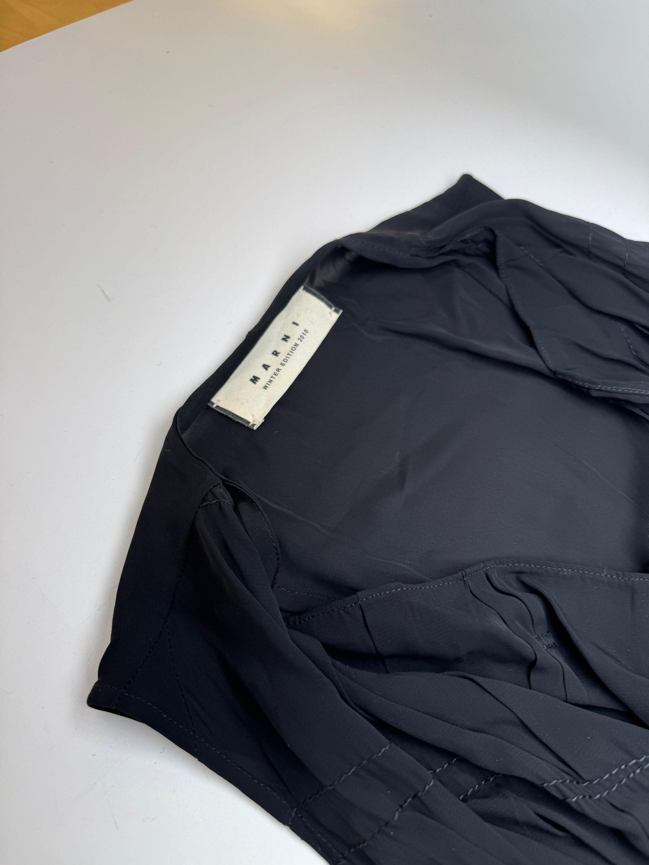 Marni Vintage Winter Edition 2010 Dress Black 36/S Size XS / US 0-2 / IT 36-38 - 14 Thumbnail