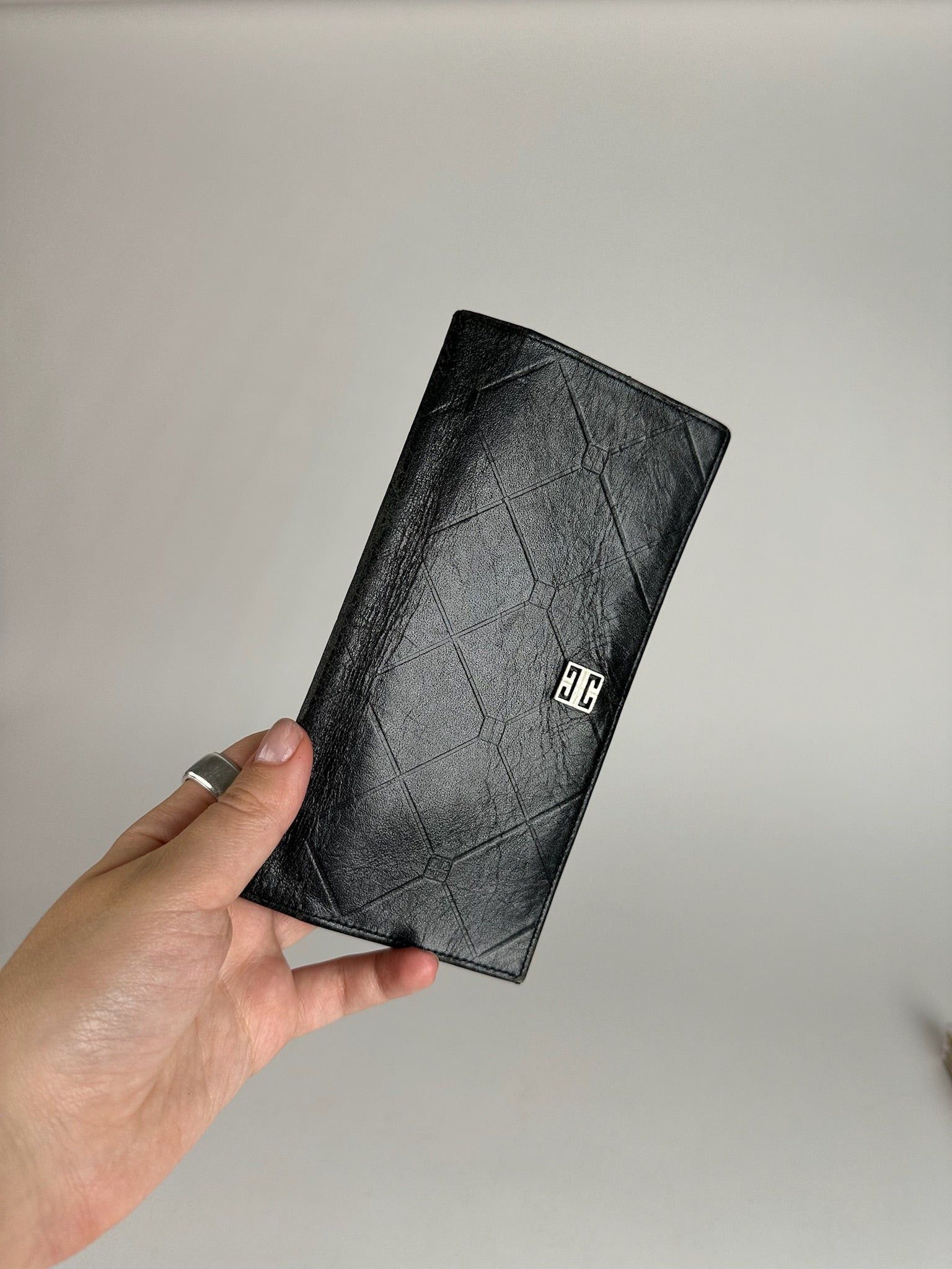 Givenchy Vintage GV3 Leather Wallet black Size ONE SIZE - 7 Thumbnail